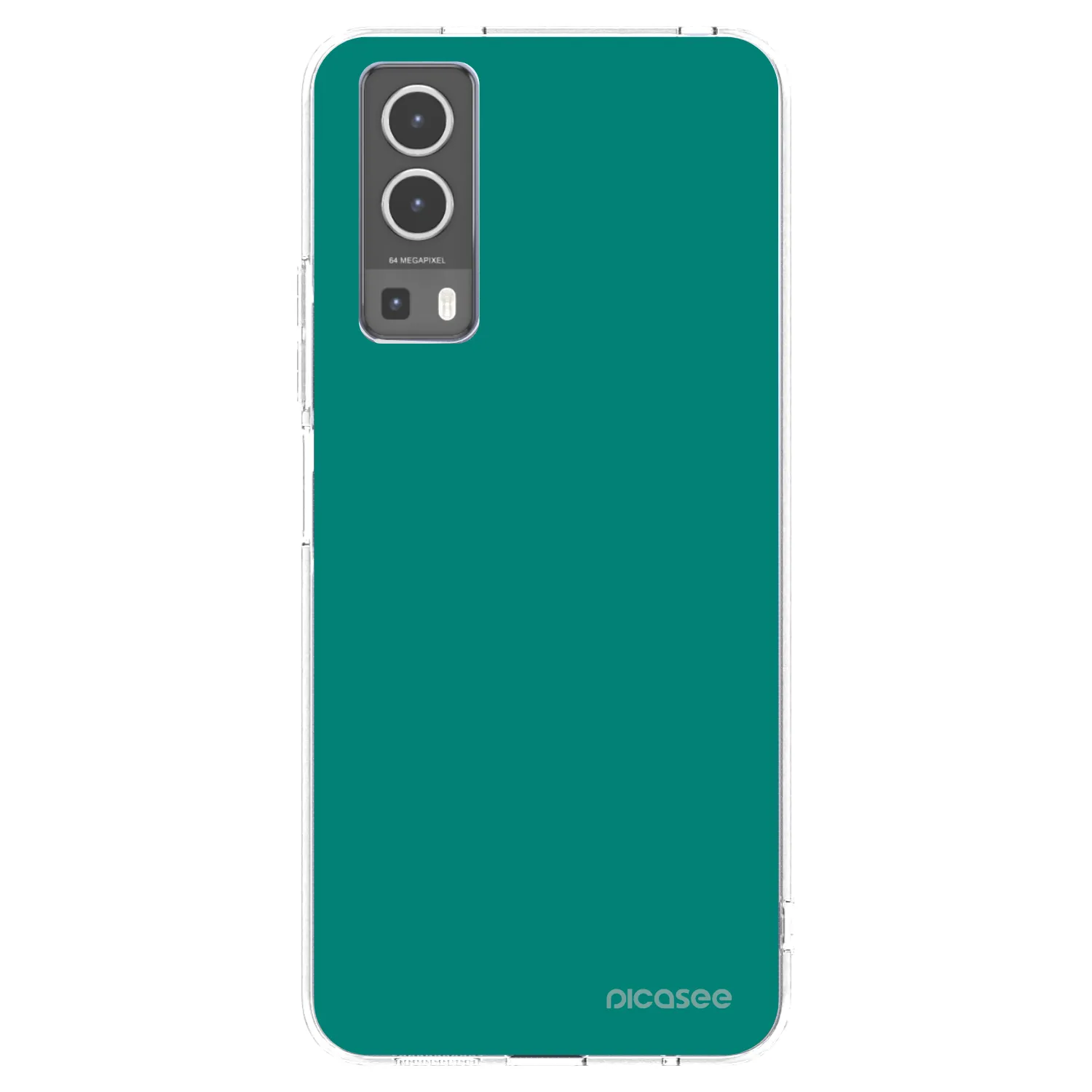 Picasee silikonska prozirna maskica za Vivo Y72 5G - Emerald Mist