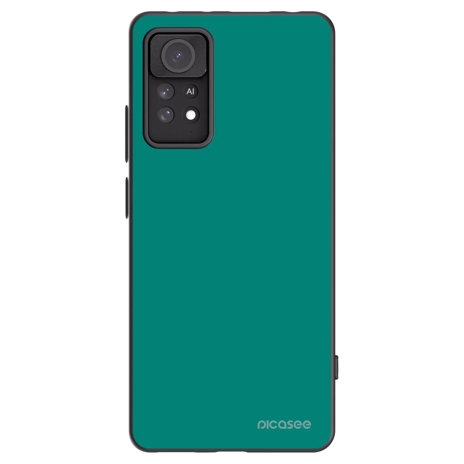 Picasee crna silikonska maskica za Xiaomi Redmi Note 11 Pro 5G - Emerald Mist