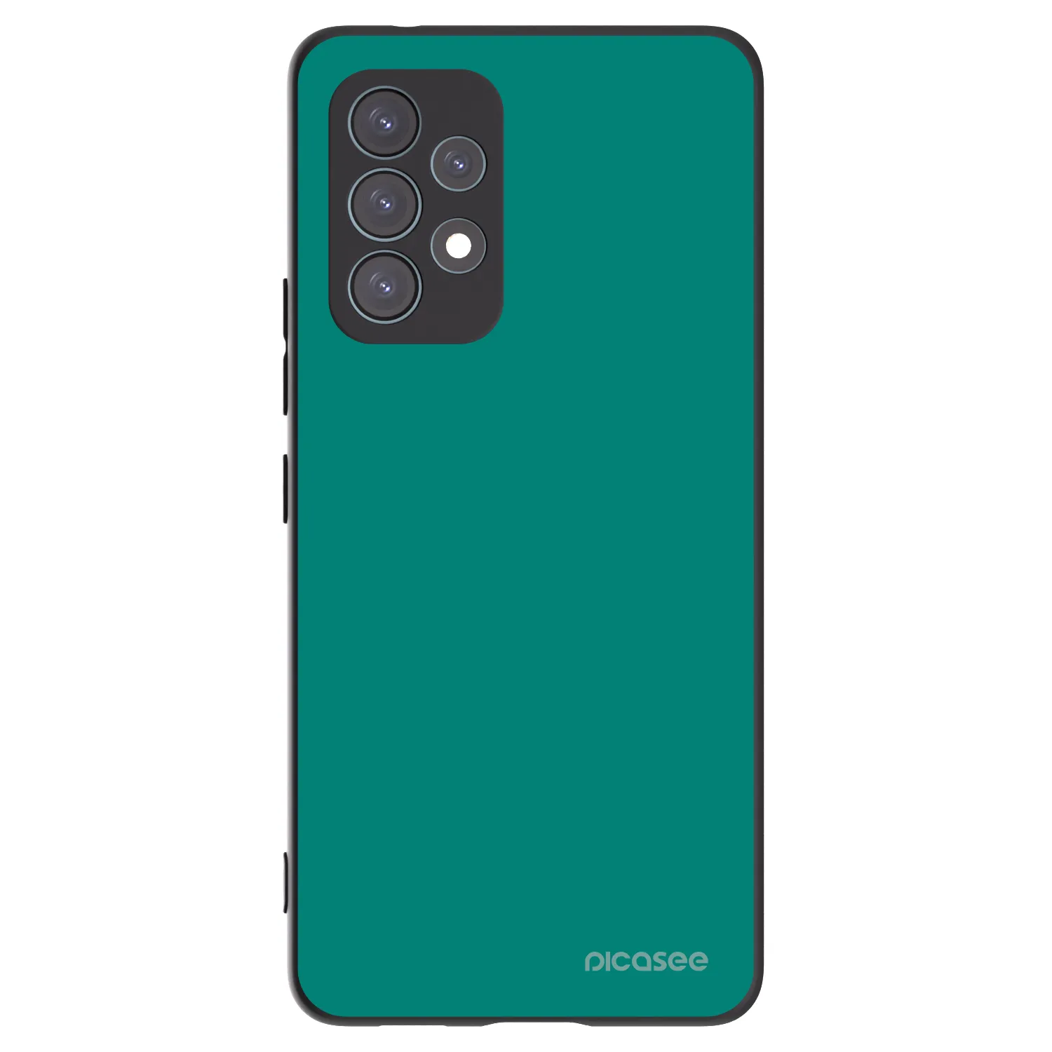 Picasee crna silikonska maskica za Samsung Galaxy A53 5G A536 - Emerald Mist