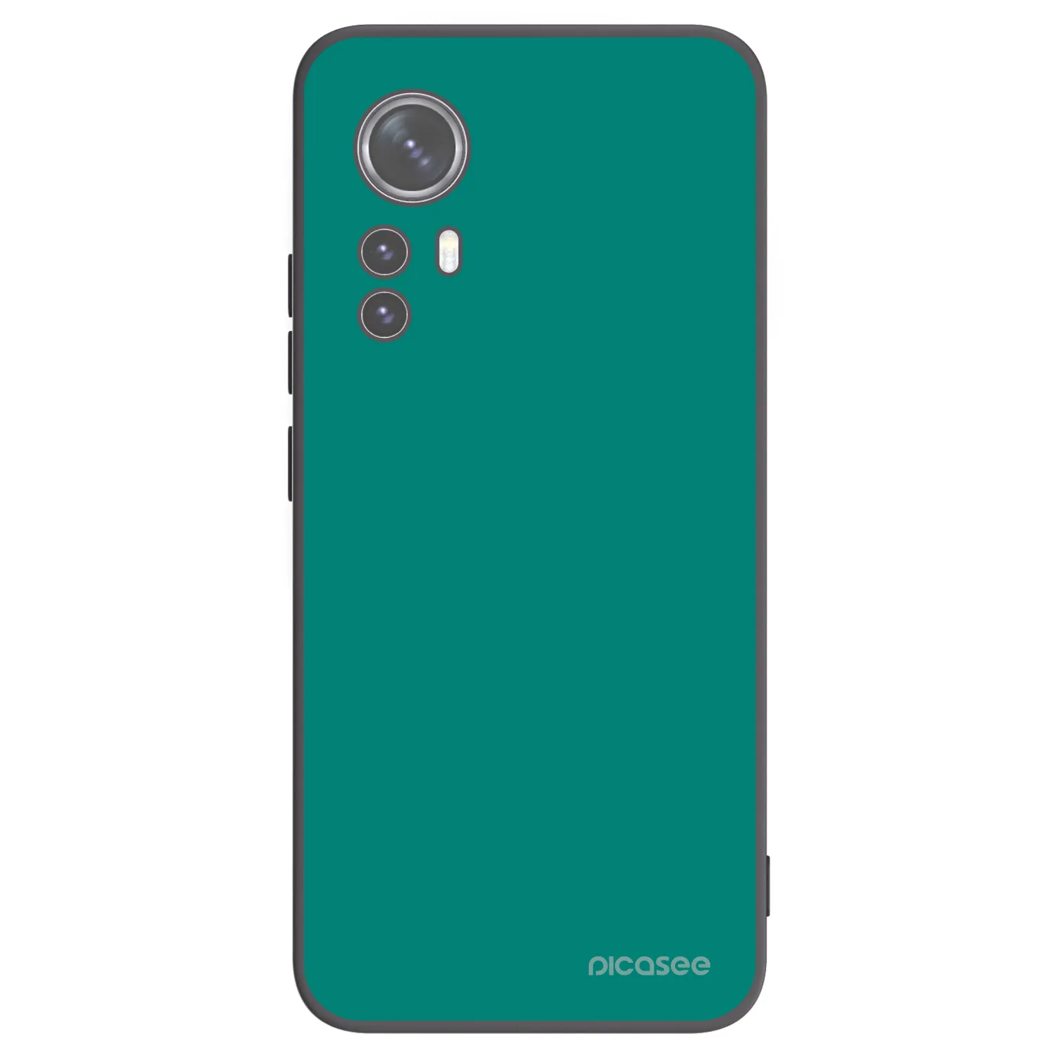Picasee crna silikonska maskica za Xiaomi 12 - Emerald Mist