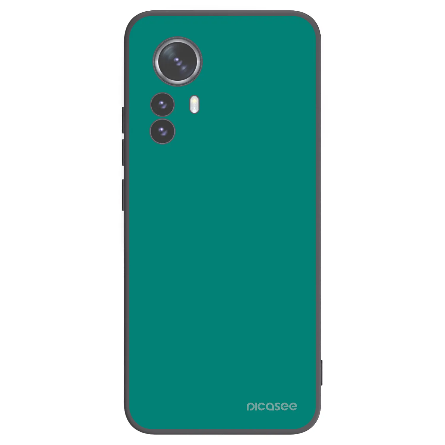 Picasee crna silikonska maskica za Xiaomi 12 Pro - Emerald Mist