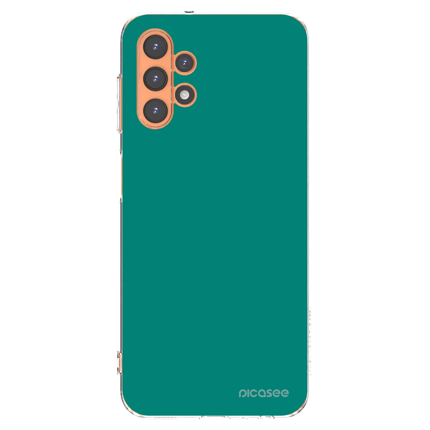Picasee silikonska prozirna maskica za Samsung Galaxy A13 4G A135 - Emerald Mist