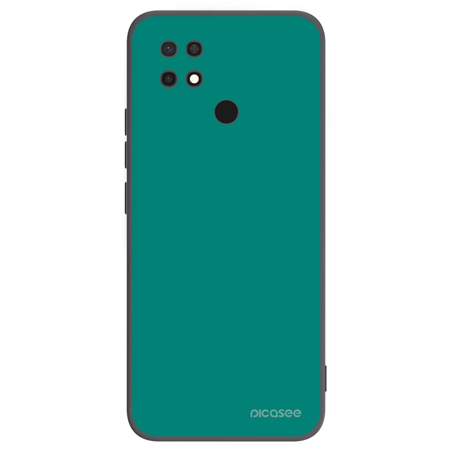 Picasee crna silikonska maskica za Xiaomi Redmi 10C - Emerald Mist