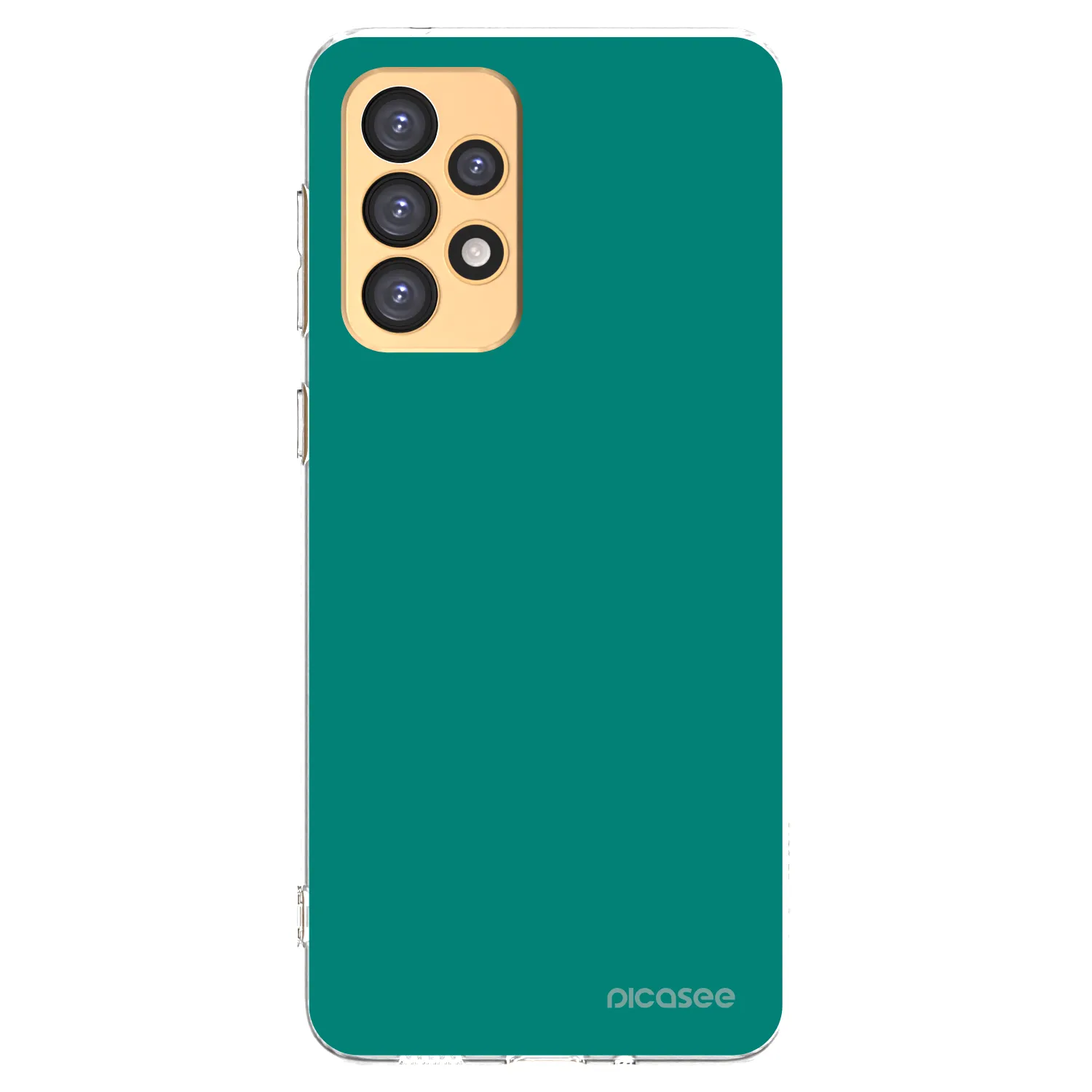 Picasee silikonska prozirna maskica za Samsung Galaxy A33 5G A336 - Emerald Mist