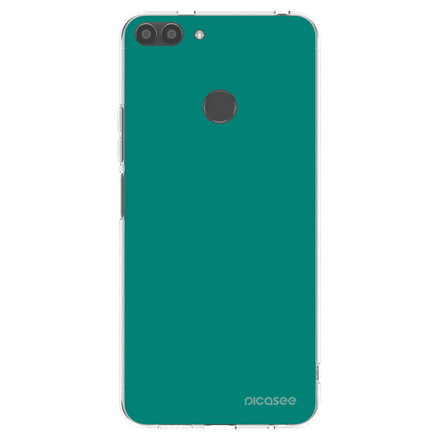 Picasee silikonska prozirna maskica za Huawei P Smart - Emerald Mist
