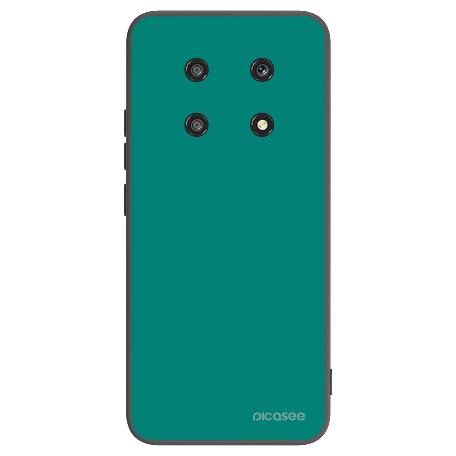 Picasee crna silikonska maskica za Honor Magic4 Lite 5G - Emerald Mist