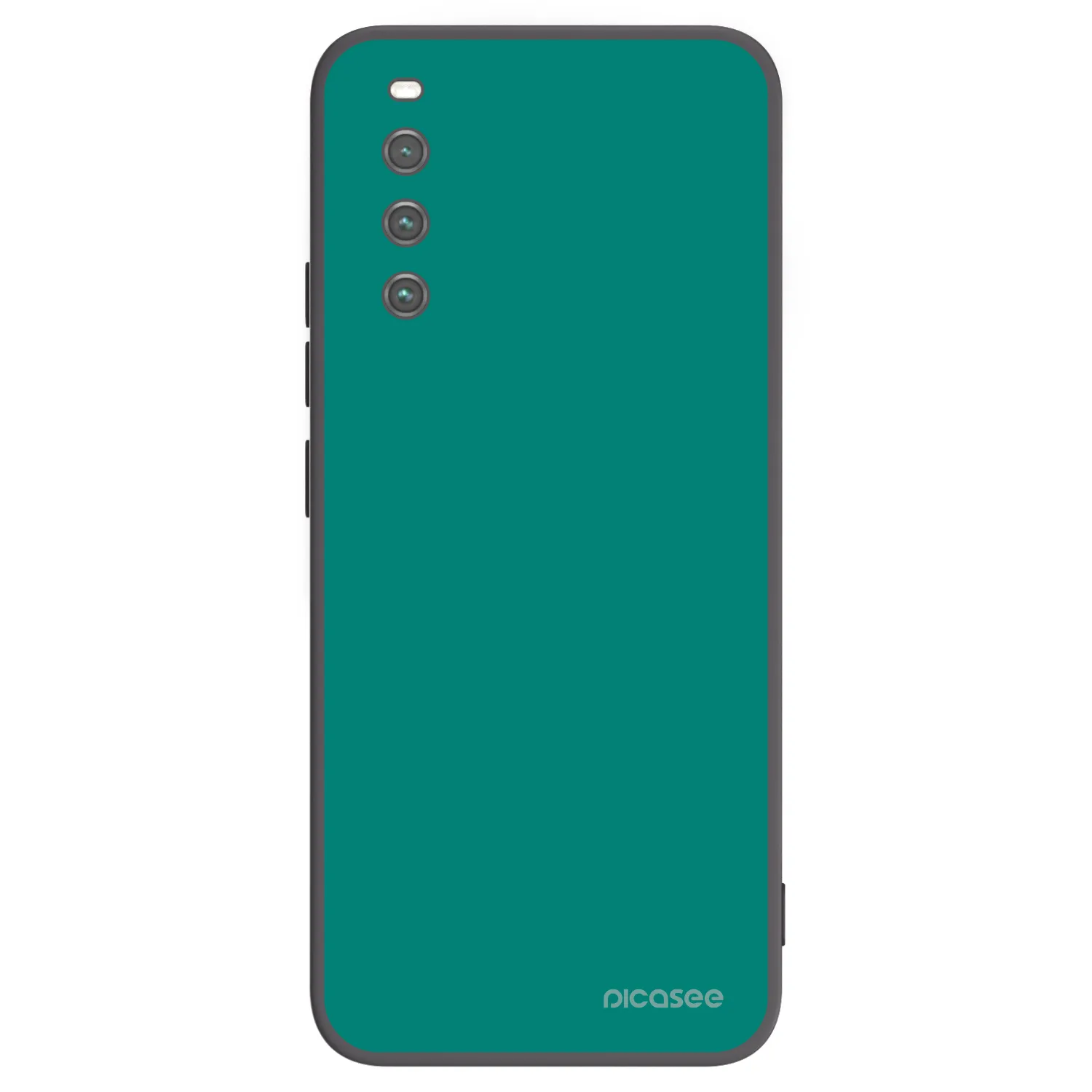 Picasee crna silikonska maskica za Sony Xperia 10 IV 5G - Emerald Mist