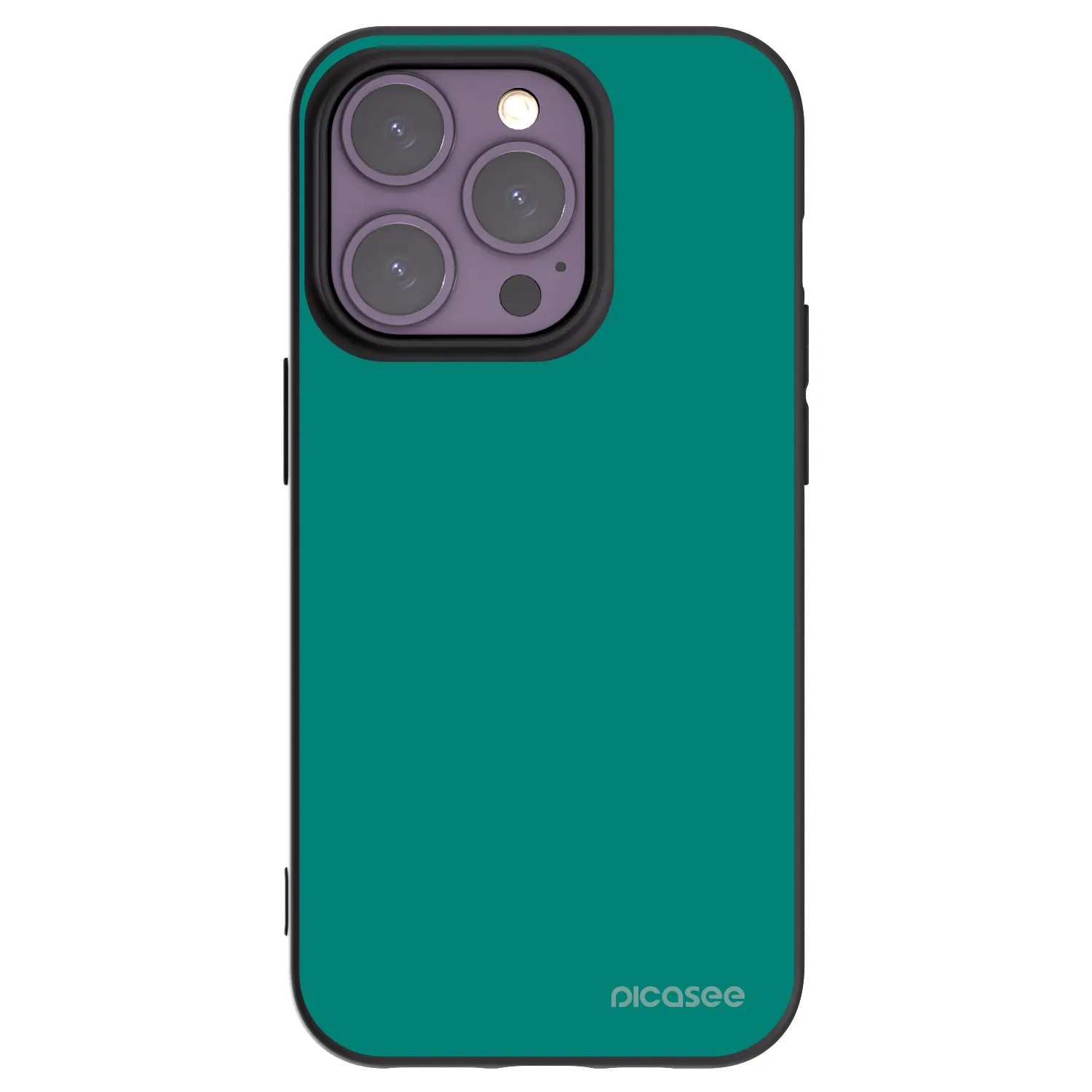 Picasee crna silikonska maskica za Apple iPhone 14 Pro - Emerald Mist