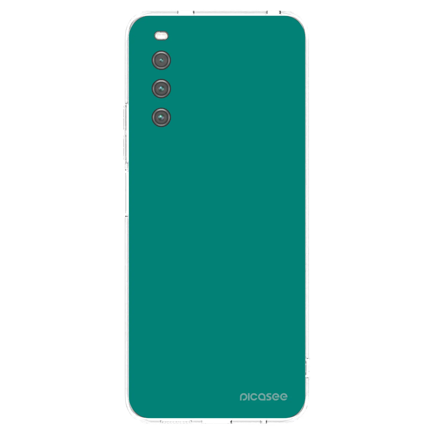 Picasee silikonska prozirna maskica za Sony Xperia 10 IV 5G - Emerald Mist