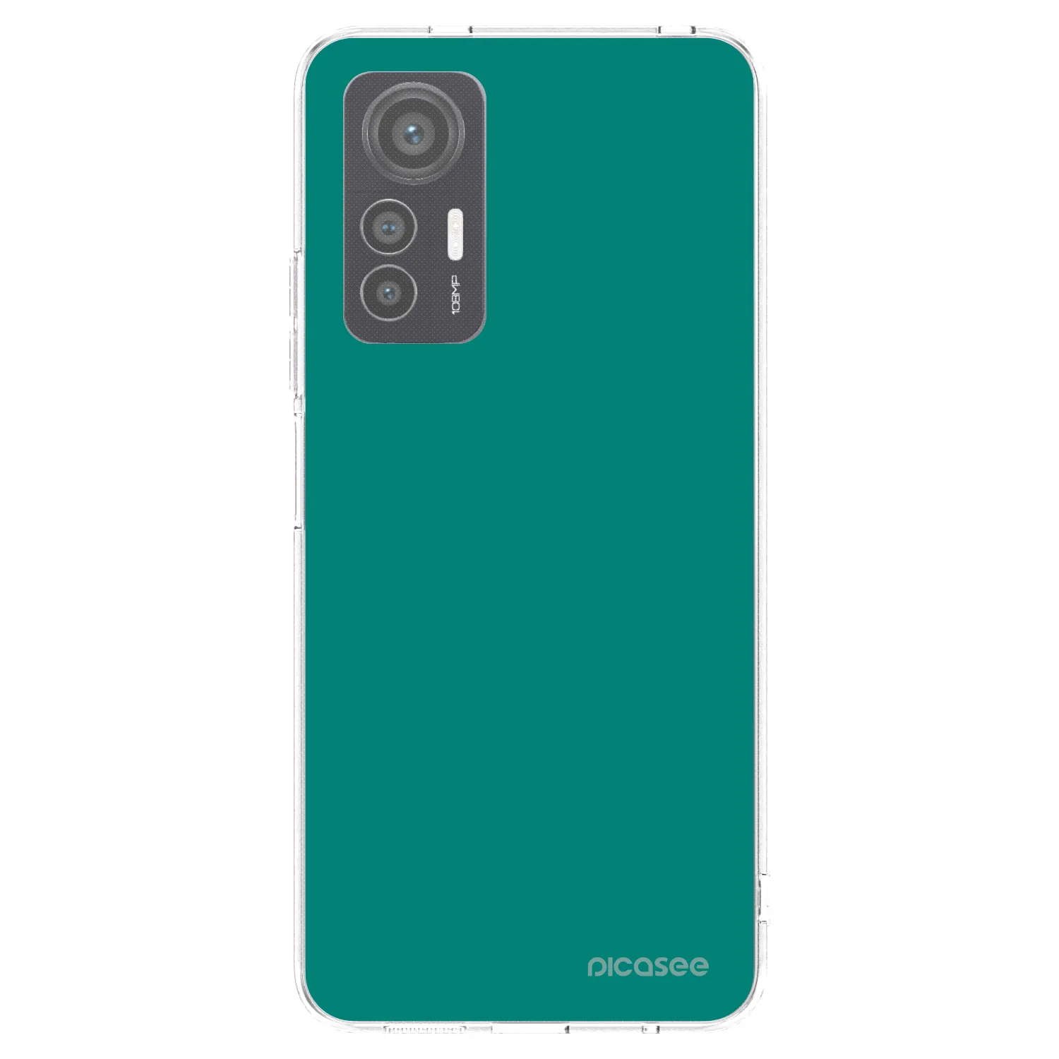 Picasee silikonska prozirna maskica za Xiaomi 12 Lite - Emerald Mist