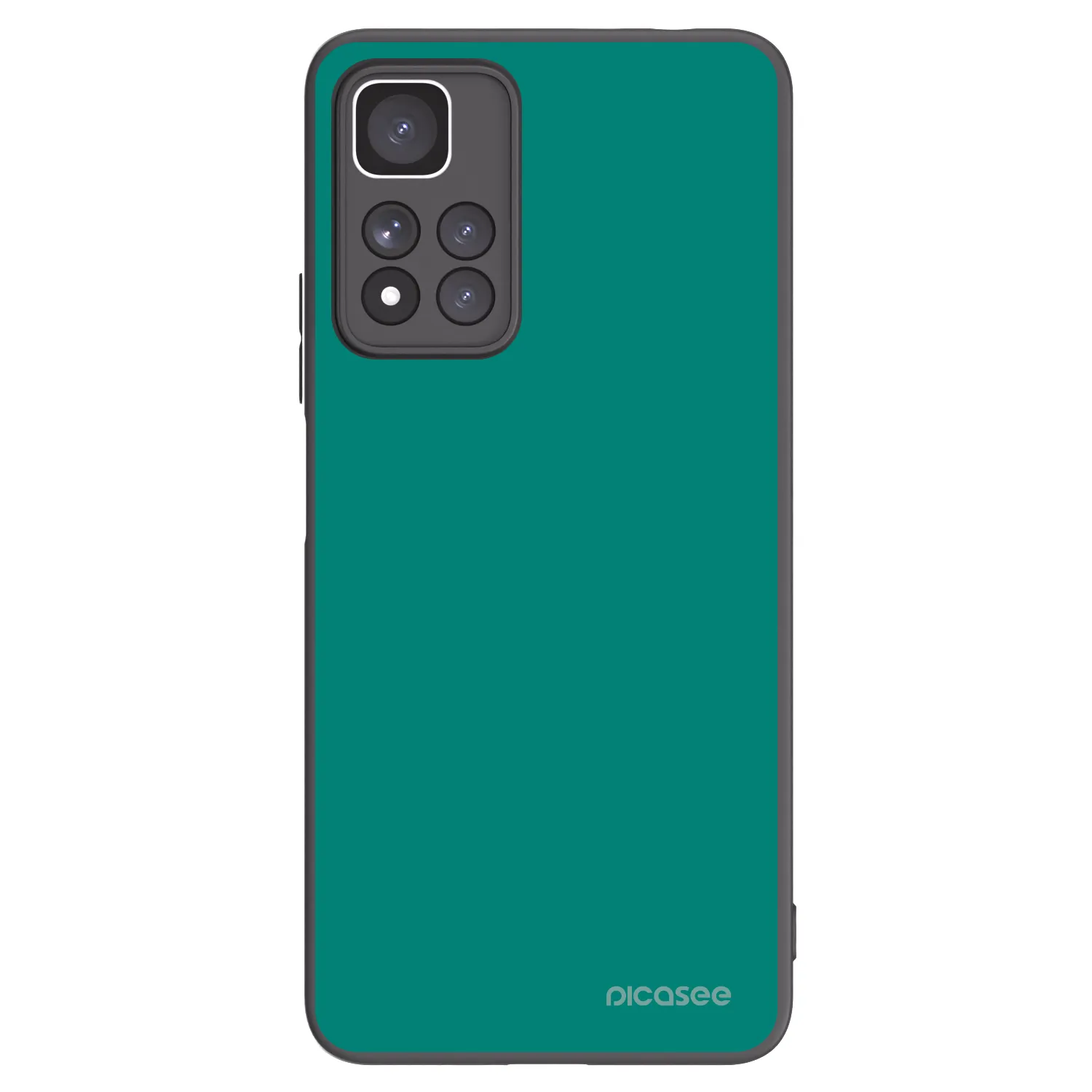 Picasee crna silikonska maskica za Xiaomi Redmi Note 11 Pro+ 5G - Emerald Mist