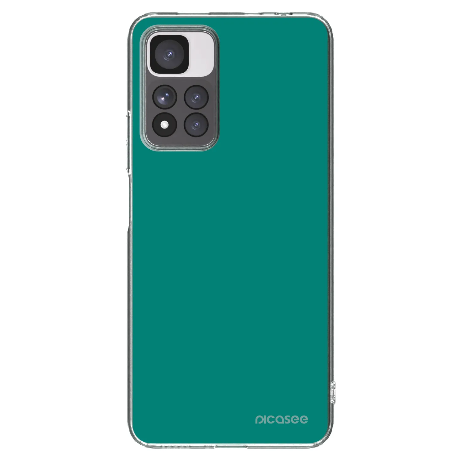 Picasee silikonska prozirna maskica za Xiaomi Redmi Note 11 Pro+ 5G - Emerald Mist