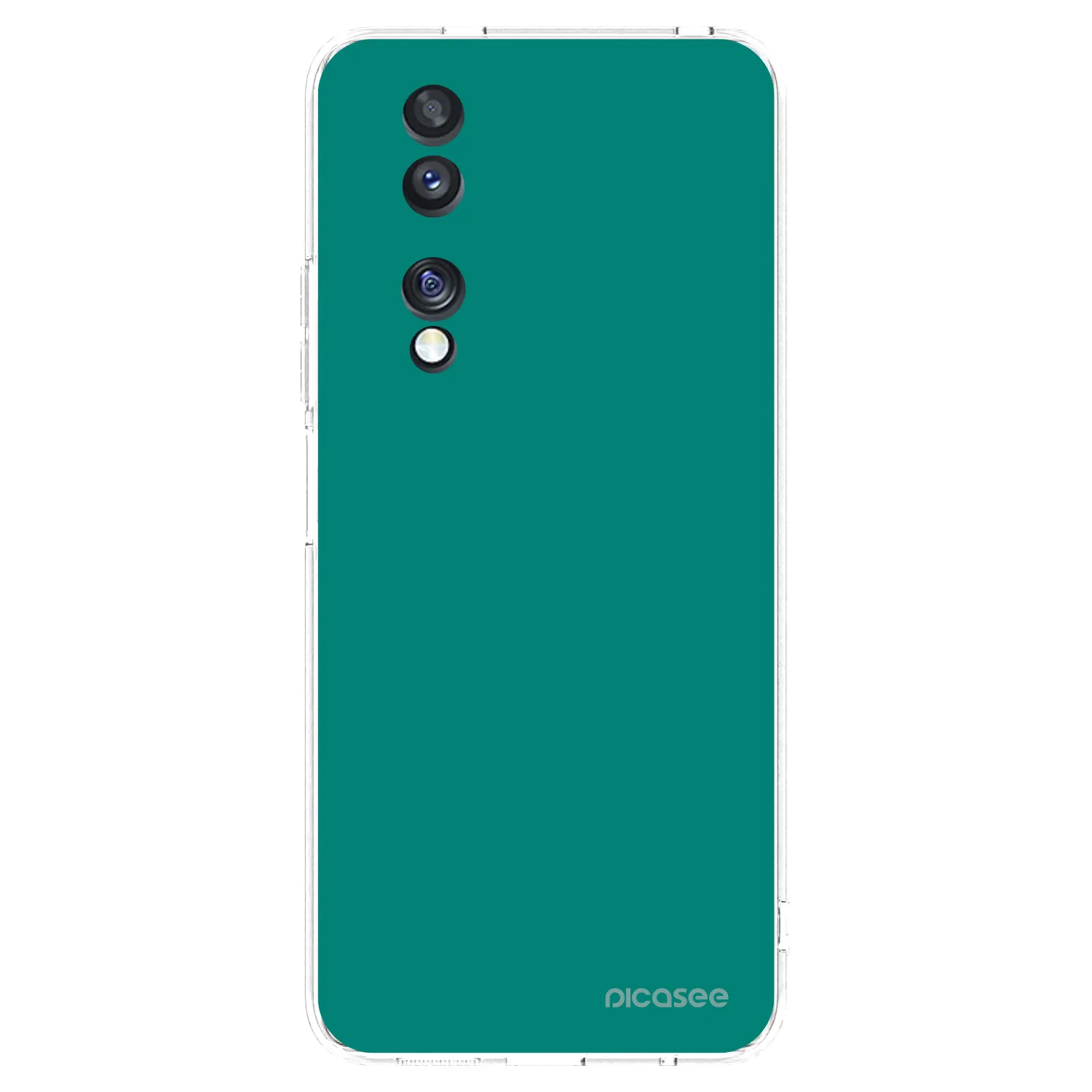 Picasee silikonska prozirna maskica za Honor 70 - Emerald Mist