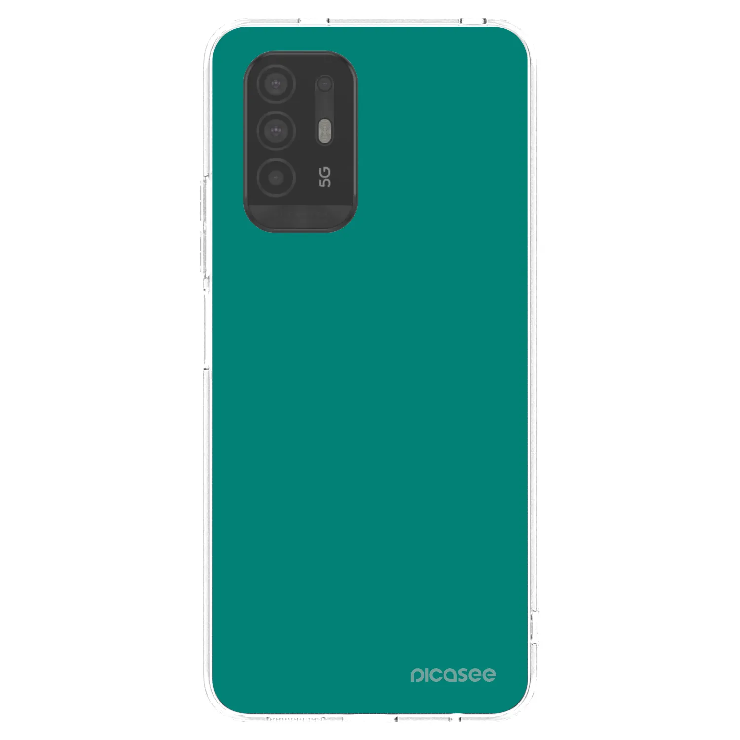 Picasee silikonska prozirna maskica za OPPO A94 5G - Emerald Mist
