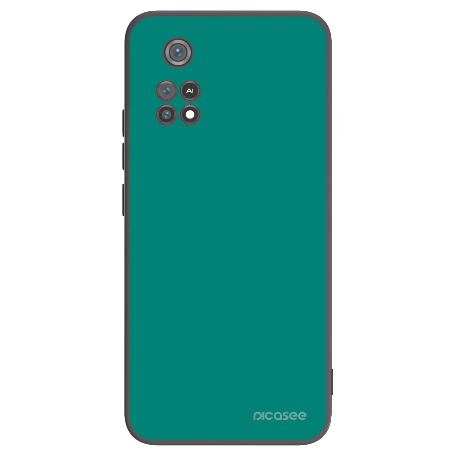 Picasee crna silikonska maskica za Xiaomi Poco M4 Pro - Emerald Mist