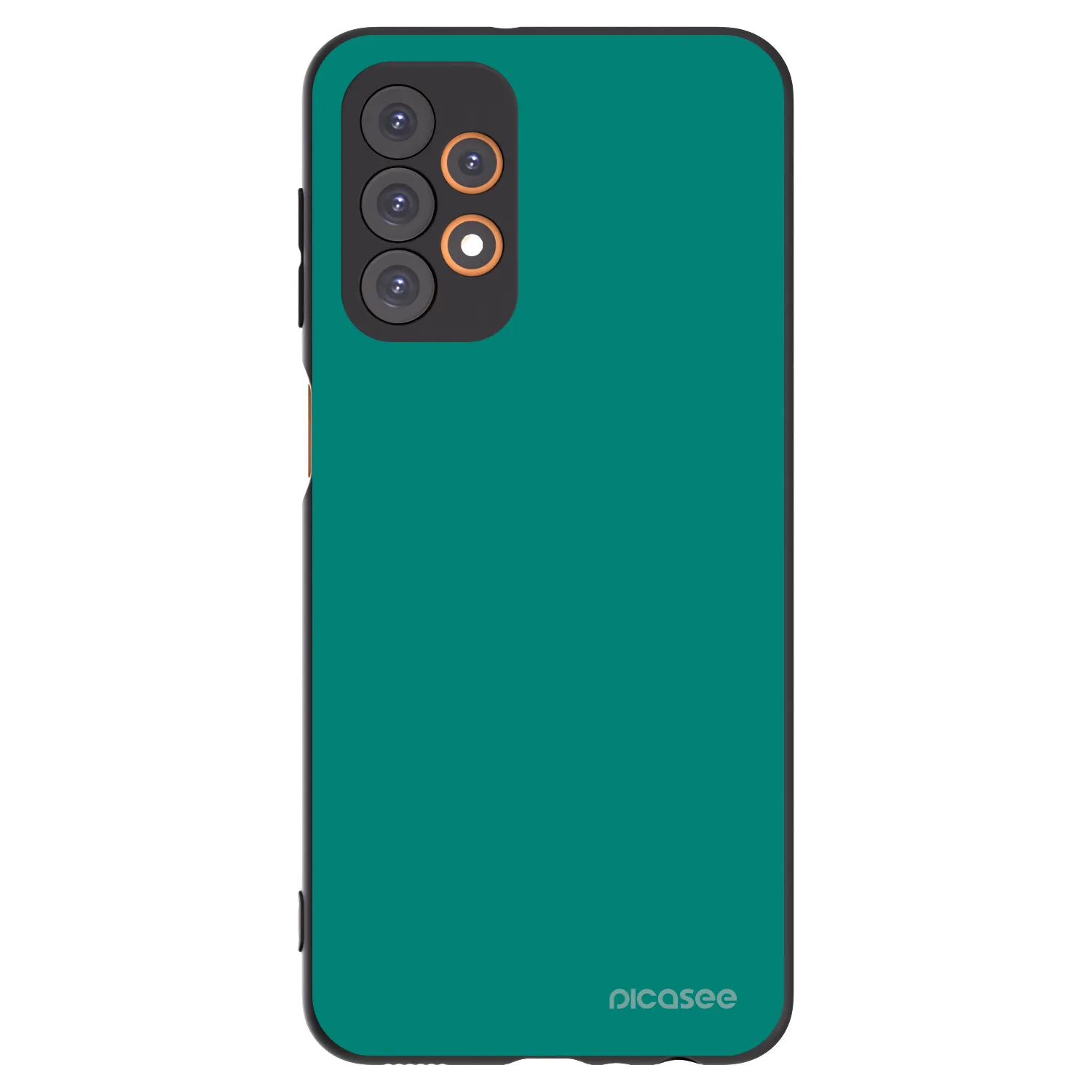 Picasee crna silikonska maskica za Samsung Galaxy A23 A236B 5G - Emerald Mist