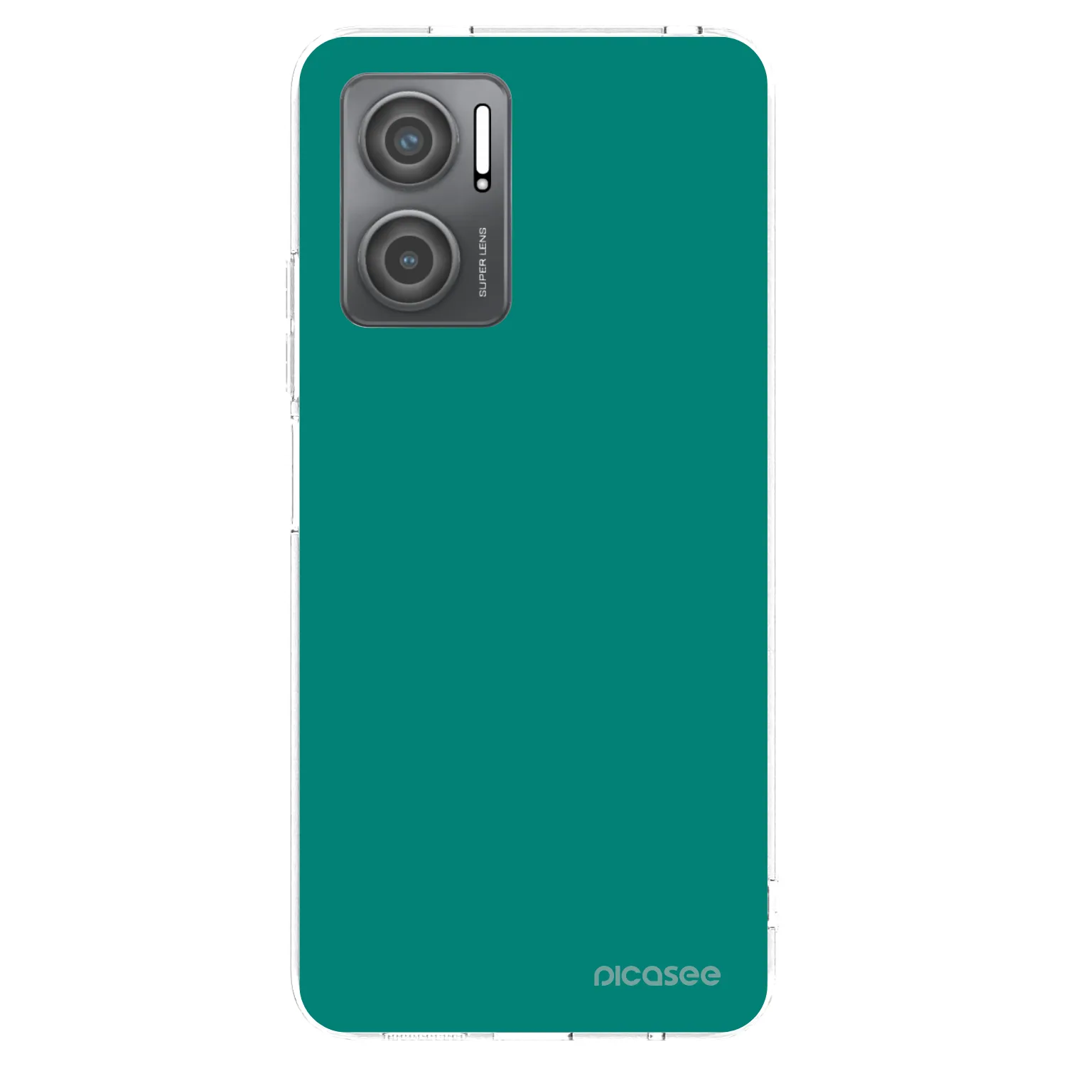 Picasee silikonska prozirna maskica za Xiaomi Redmi 10 5G - Emerald Mist