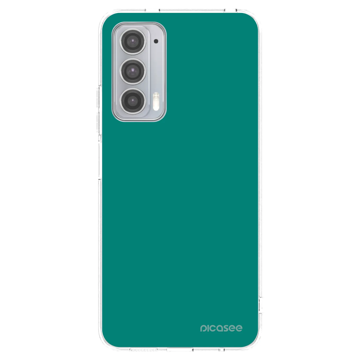Picasee silikonska prozirna maskica za Motorola Edge 20 - Emerald Mist