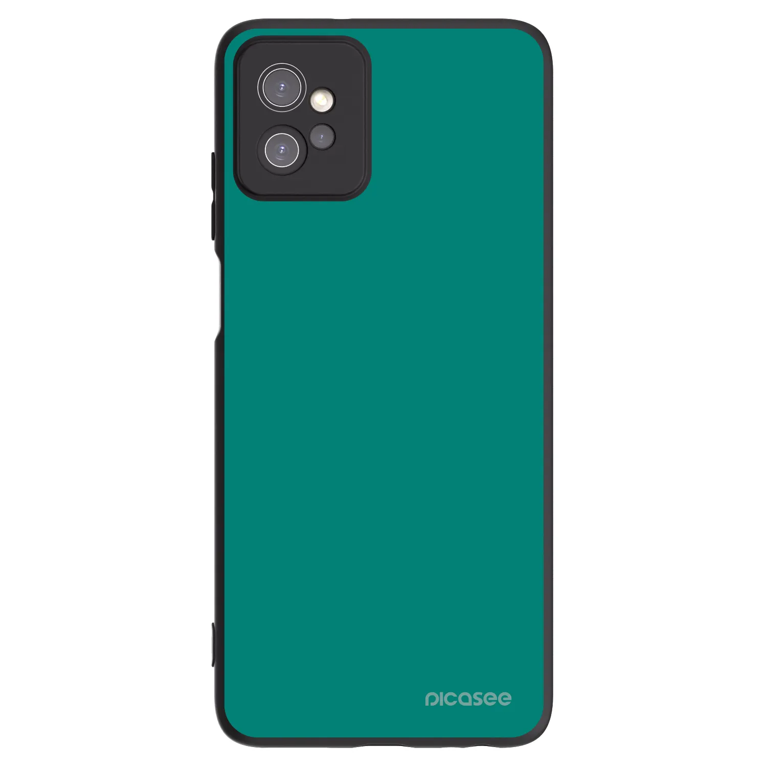 Picasee crna silikonska maskica za Motorola Moto G32 - Emerald Mist