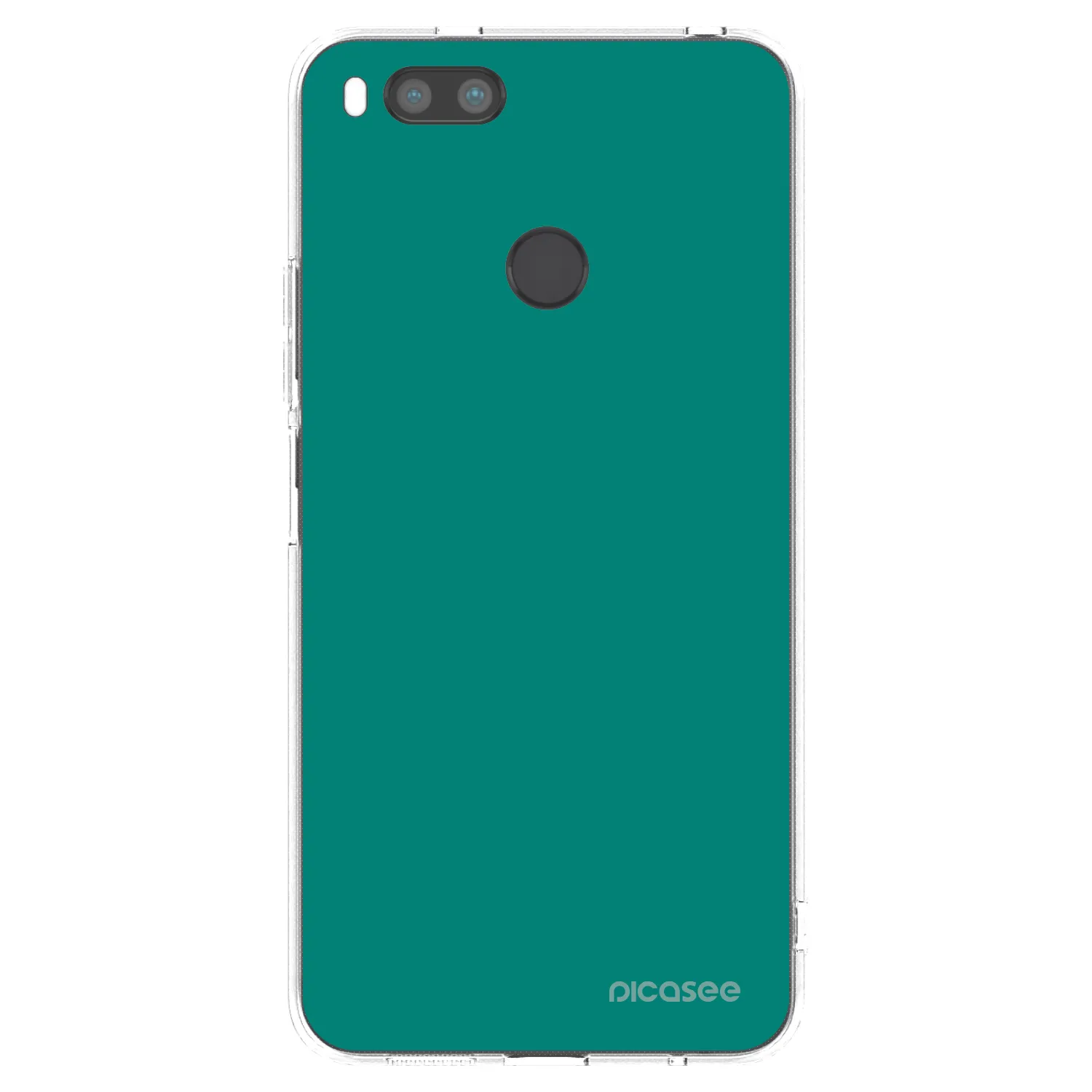Picasee silikonska prozirna maskica za Xiaomi Redmi A1 - Emerald Mist