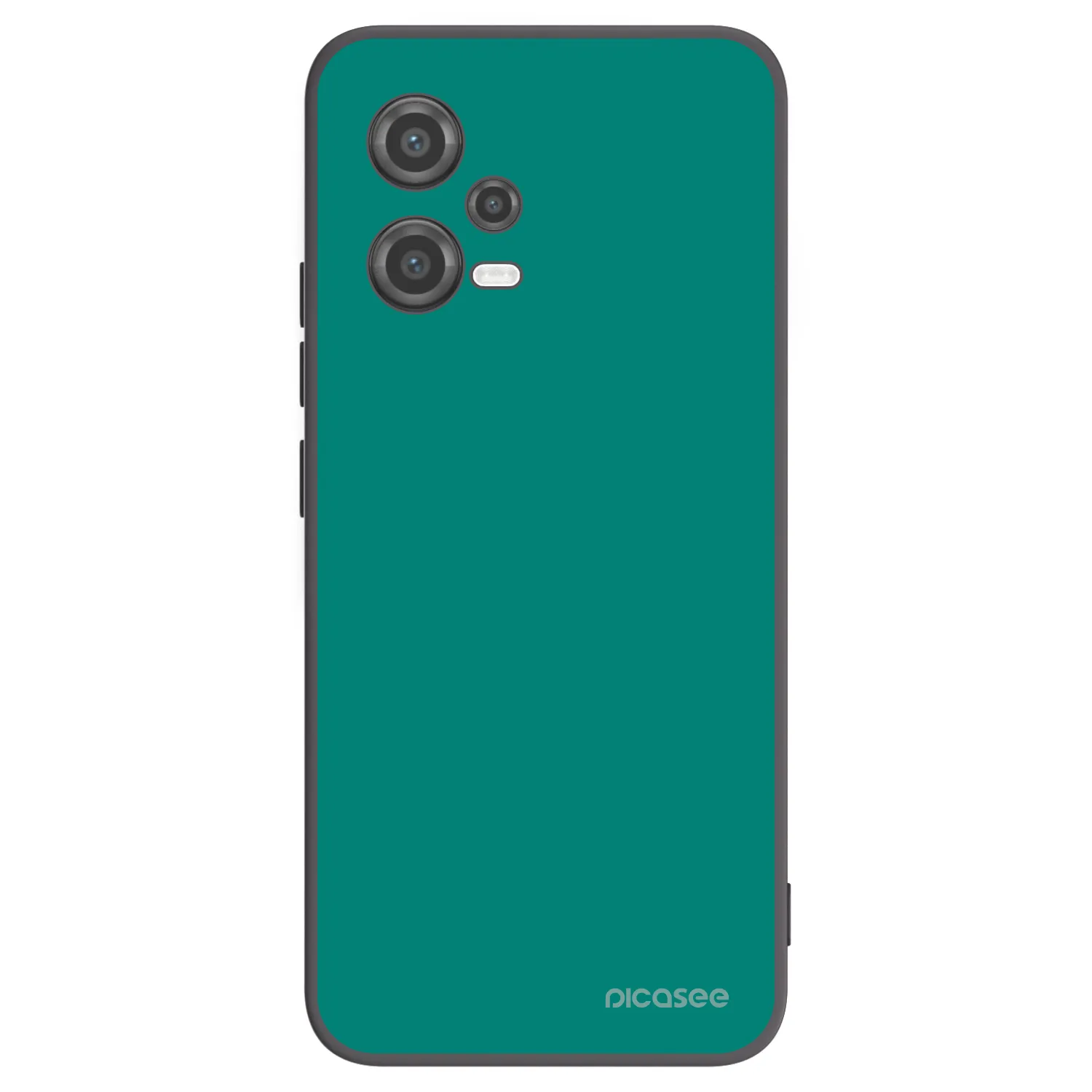 Picasee crna silikonska maskica za Xiaomi Poco X5 - Emerald Mist