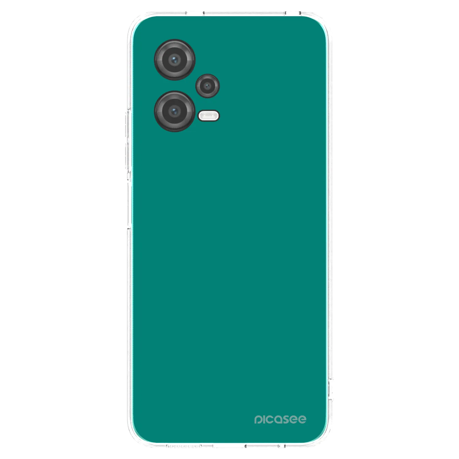 Picasee silikonska prozirna maskica za Xiaomi Poco X5 - Emerald Mist