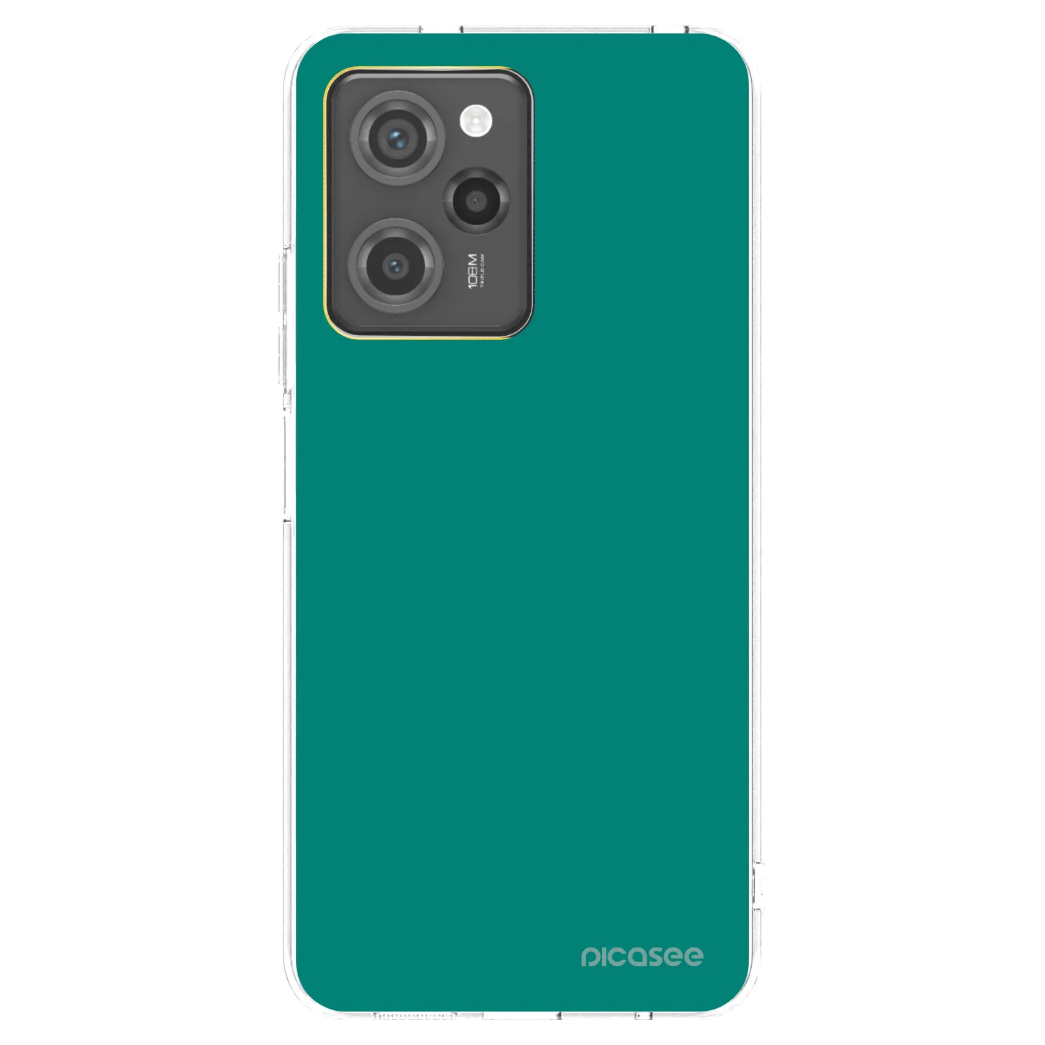 Picasee crna silikonska maskica za Xiaomi Poco X5 Pro - Emerald Mist