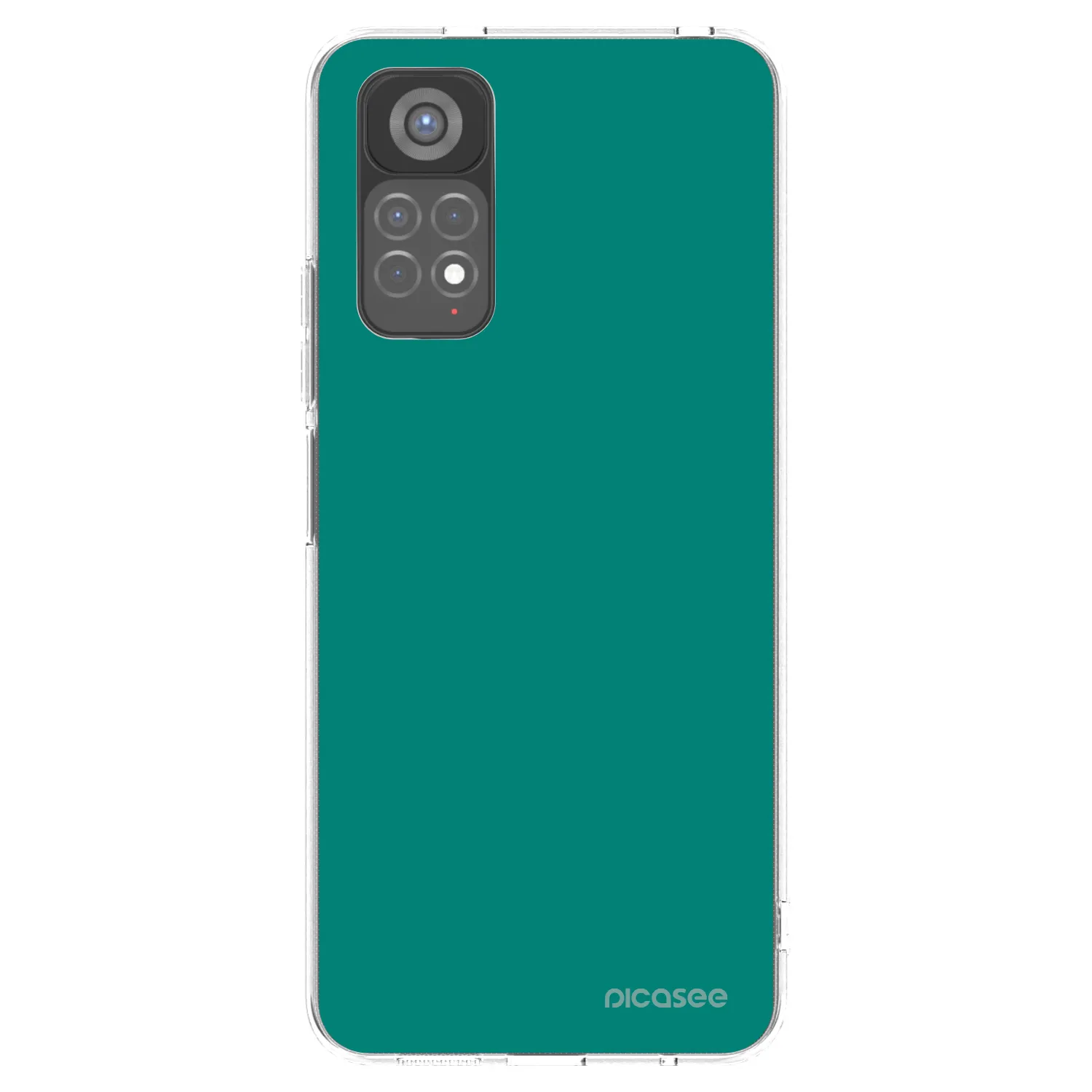 Picasee silikonska prozirna maskica za Xiaomi Redmi Note 11S 5G - Emerald Mist