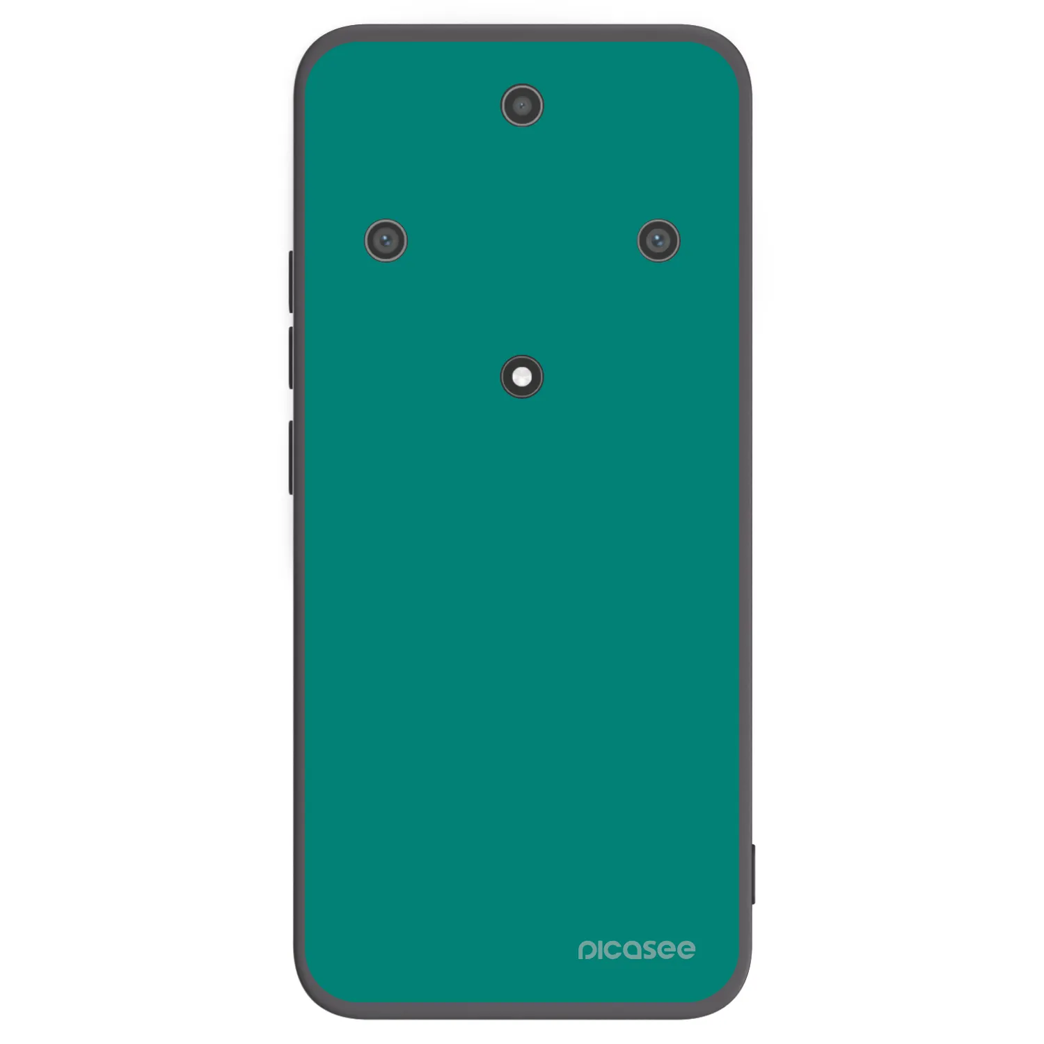 Picasee crna silikonska maskica za Honor Magic5 Lite 5G - Emerald Mist