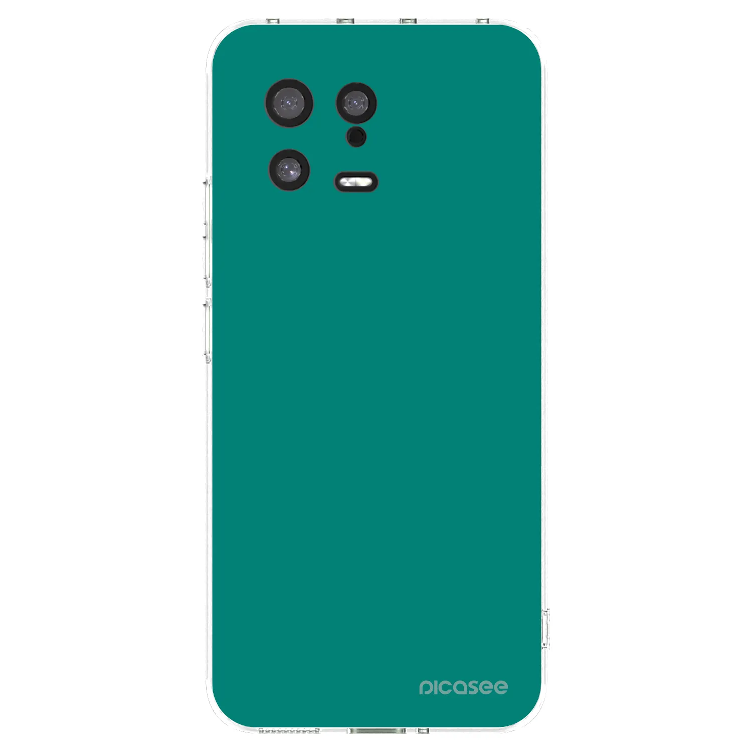 Picasee silikonska prozirna maskica za Xiaomi 13 - Emerald Mist