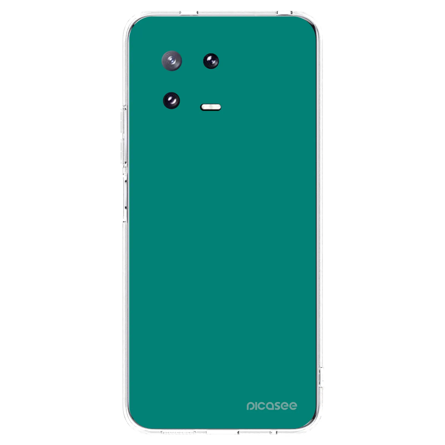 Picasee silikonska prozirna maskica za Xiaomi 13 Pro - Emerald Mist