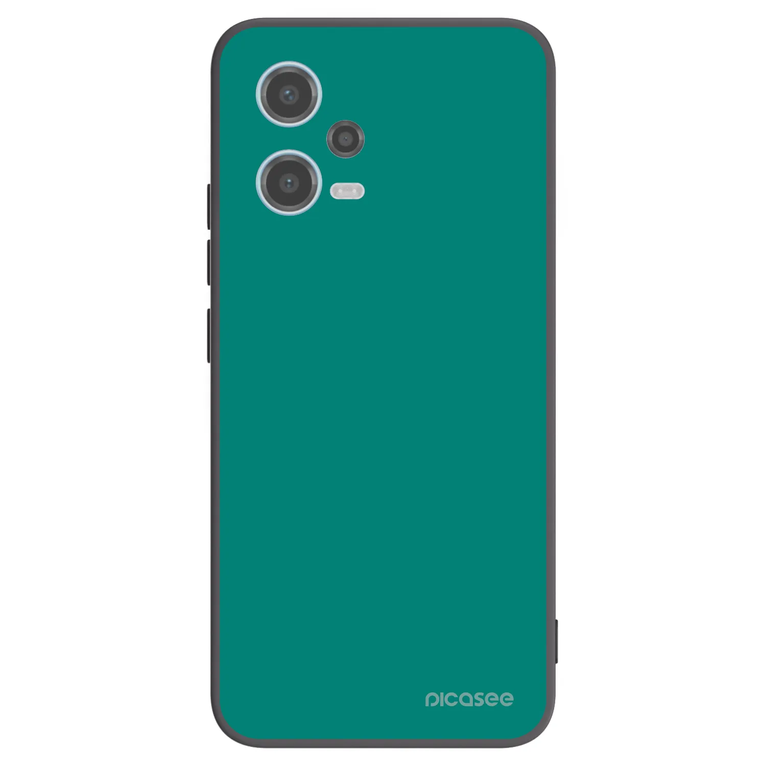 Picasee crna silikonska maskica za Xiaomi Redmi Note 12 5G - Emerald Mist