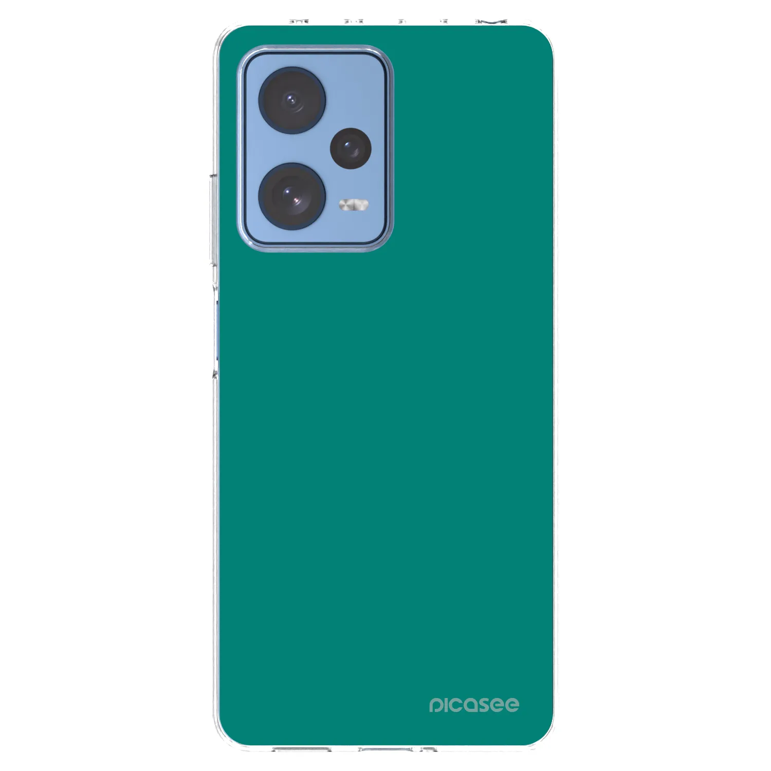 Picasee silikonska prozirna maskica za Xiaomi Redmi Note 12 Pro 5G - Emerald Mist