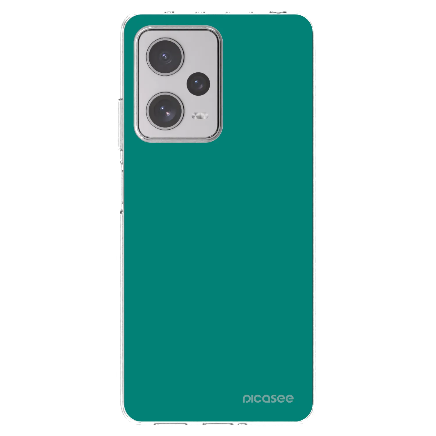 Picasee silikonska prozirna maskica za Xiaomi Redmi Note 12 Pro+ 5G - Emerald Mist