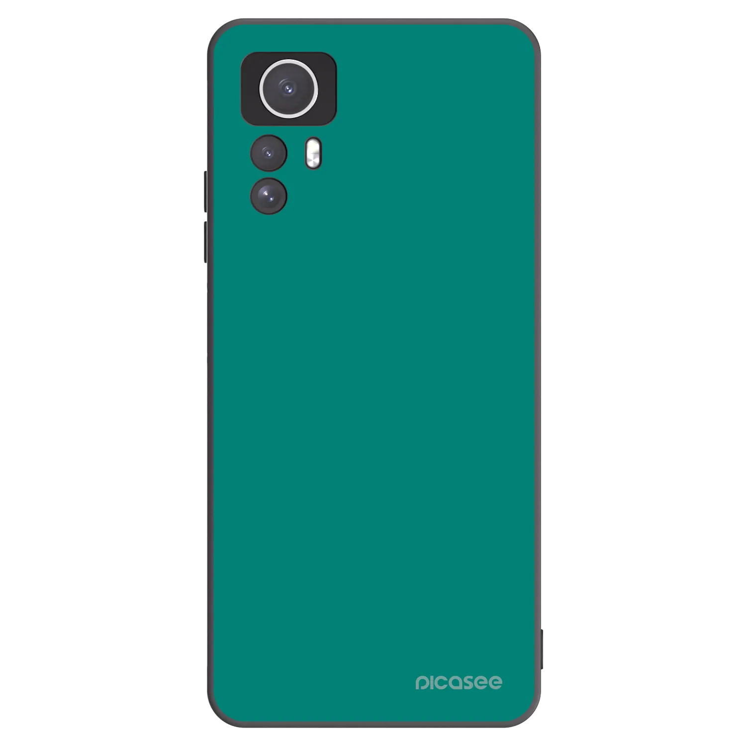 Picasee crna silikonska maskica za Xiaomi Redmi Note 12S - Emerald Mist