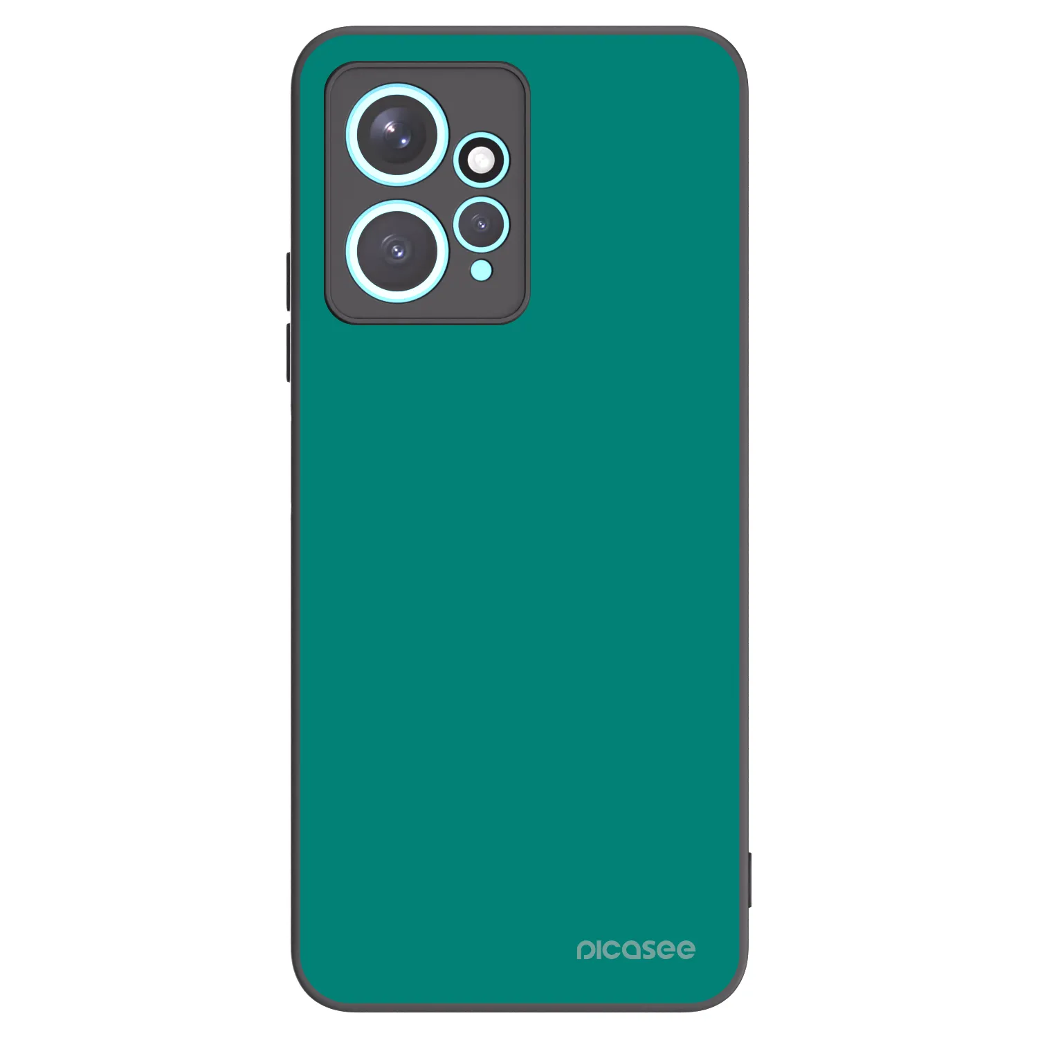Picasee crna silikonska maskica za Xiaomi Redmi Note 12 4G - Emerald Mist