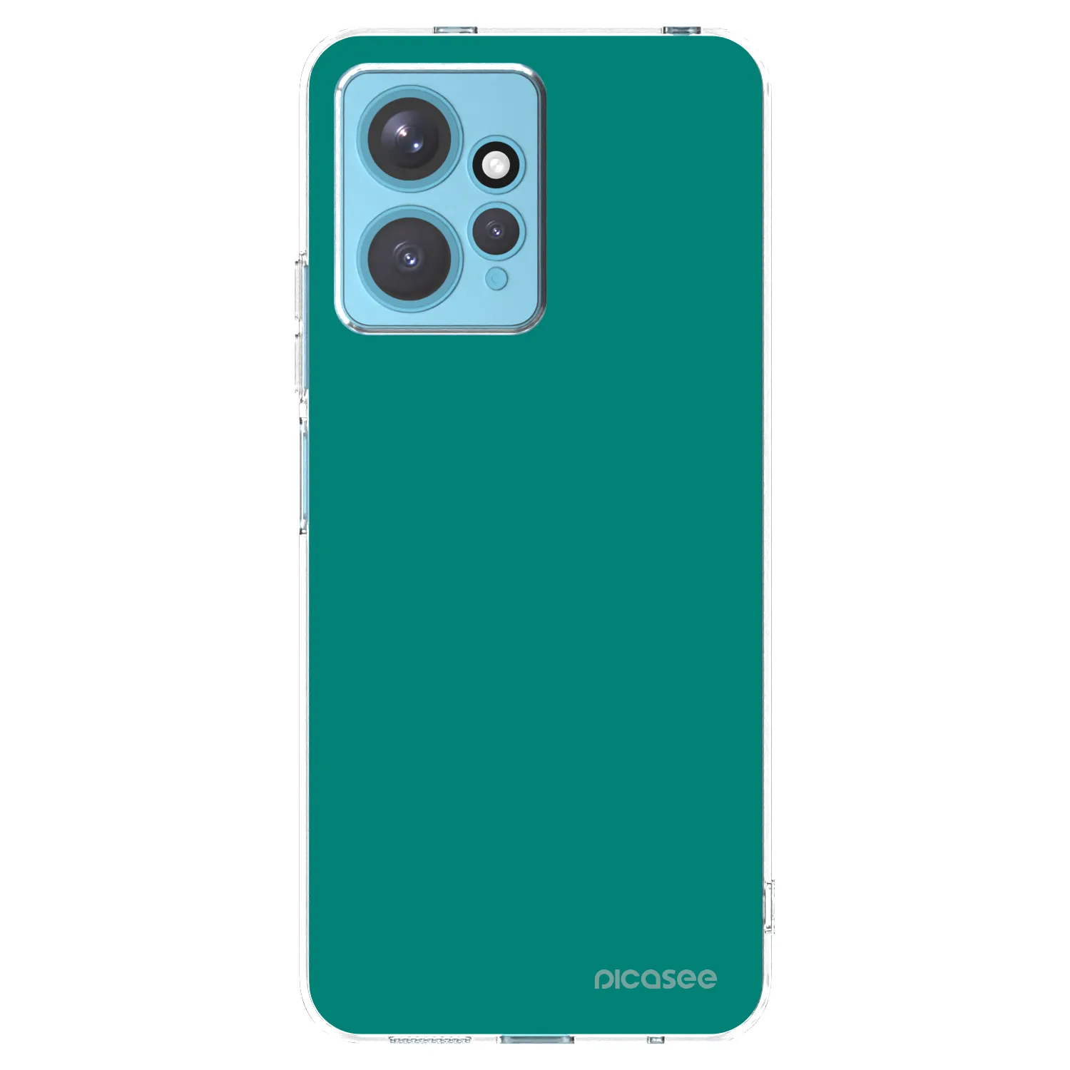 Picasee silikonska prozirna maskica za Xiaomi Redmi Note 12 4G - Emerald Mist