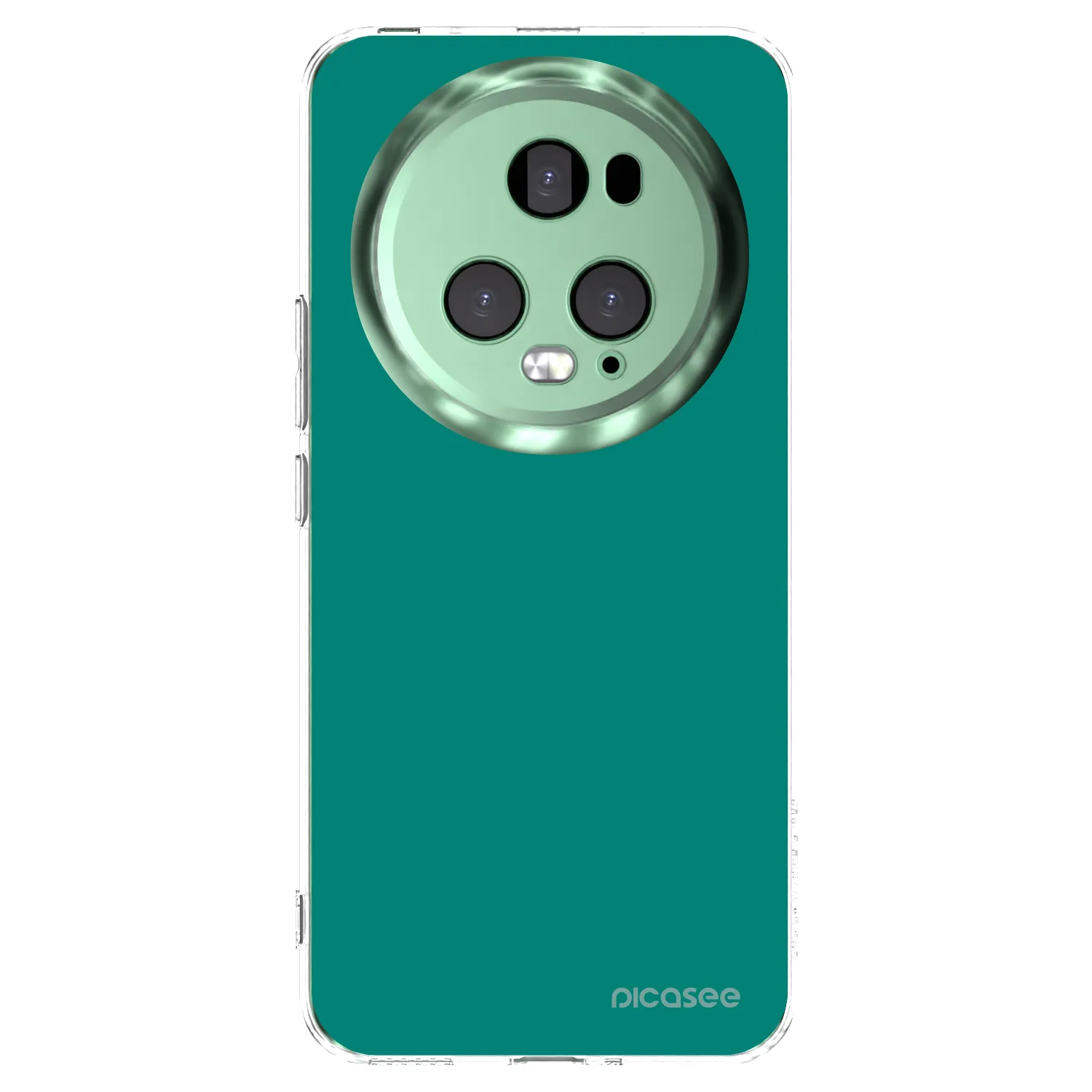 Picasee silikonska prozirna maskica za Honor Magic5 Pro - Emerald Mist
