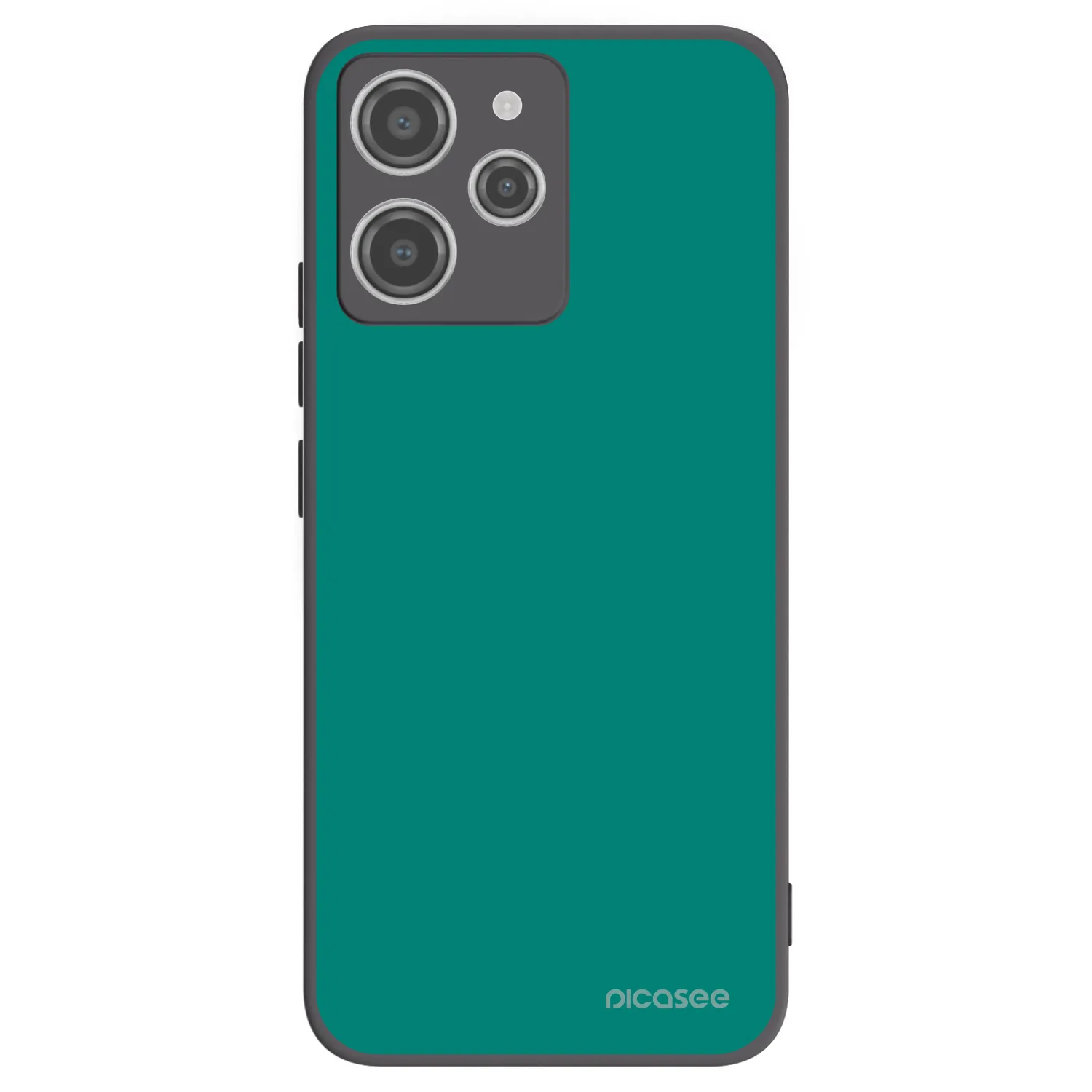 Picasee crna silikonska maskica za Xiaomi Redmi 12 4G - Emerald Mist