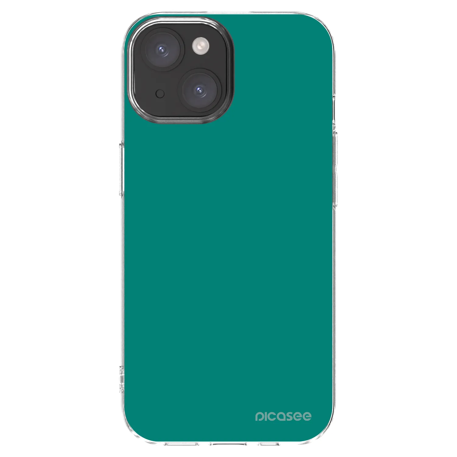 Picasee silikonska prozirna maskica za Apple iPhone 15 - Emerald Mist