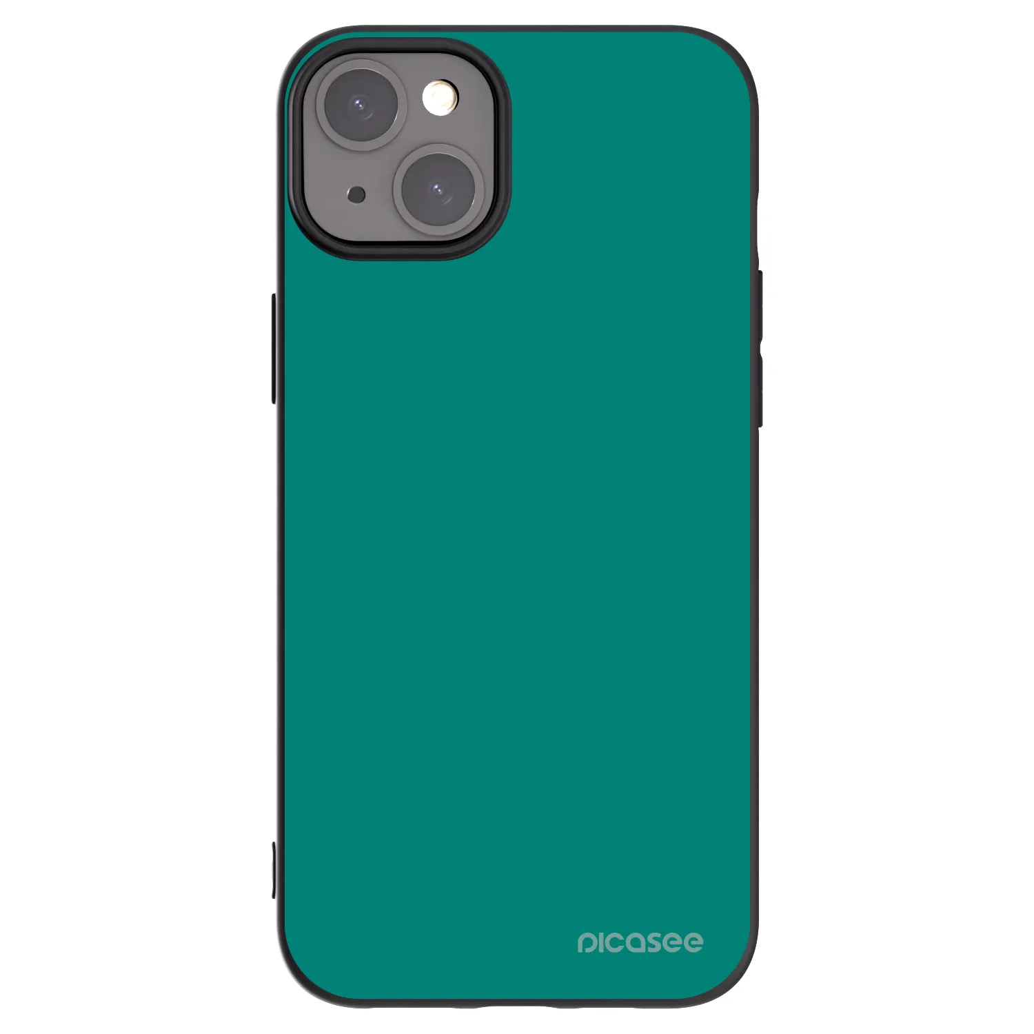 Picasee crna silikonska maskica za Apple iPhone 15 Plus - Emerald Mist