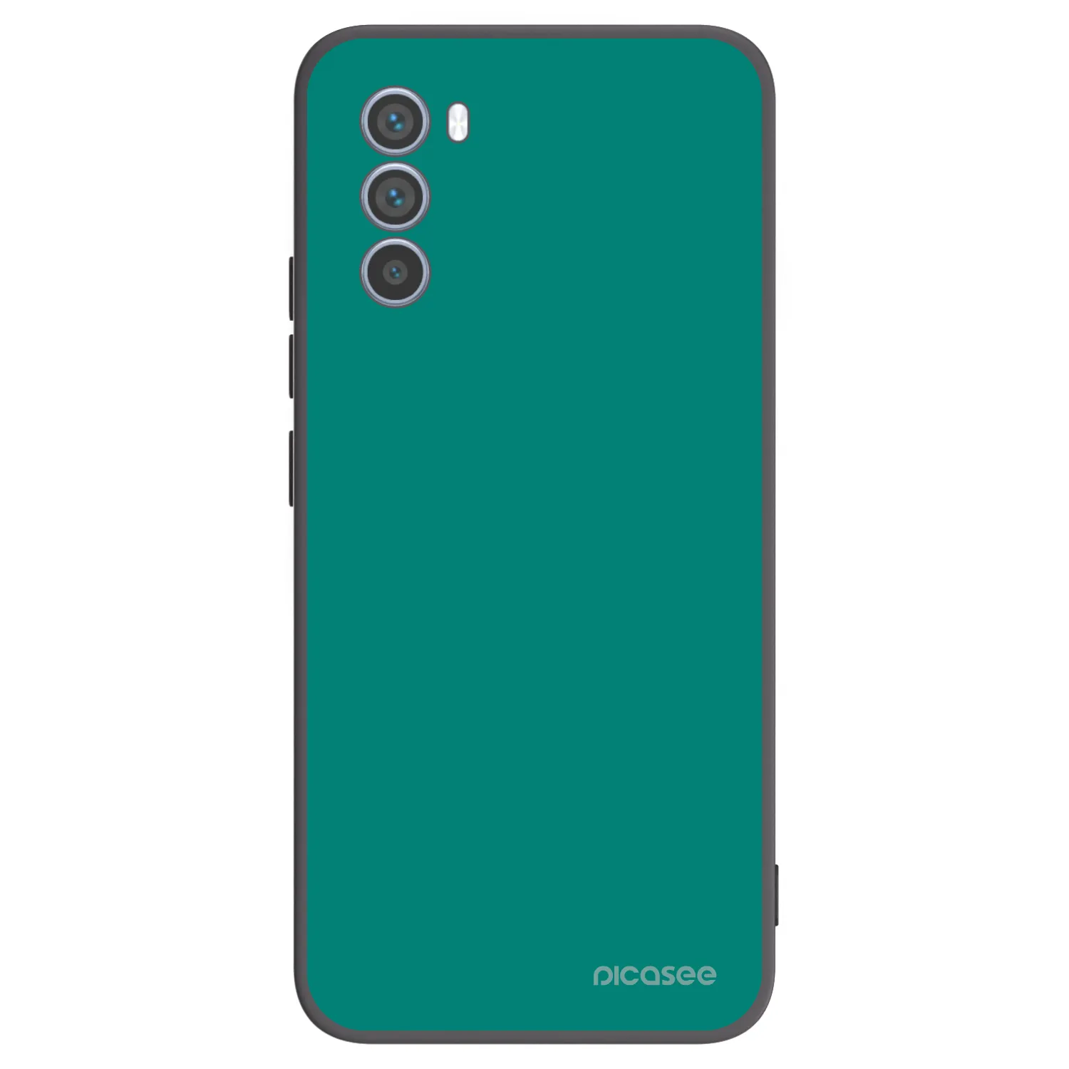 Picasee crna silikonska maskica za Motorola Moto G62 - Emerald Mist