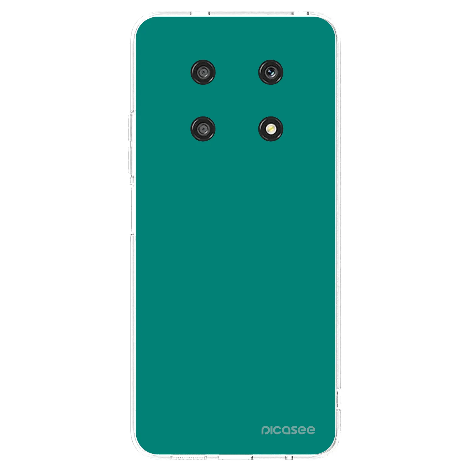Picasee silikonska prozirna maskica za Honor Magic4 Lite 5G - Emerald Mist