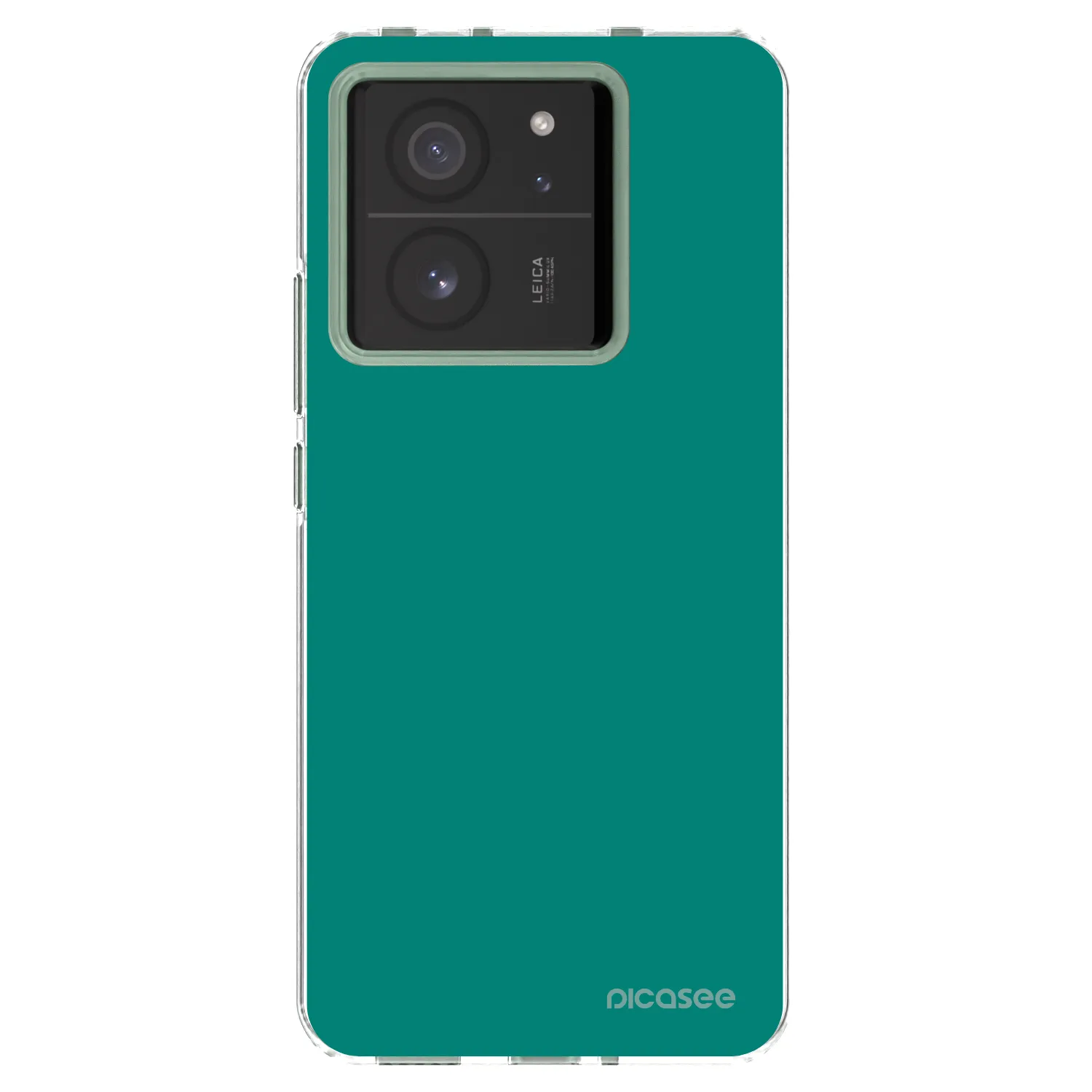 Picasee silikonska prozirna maskica za Xiaomi 13T - Emerald Mist