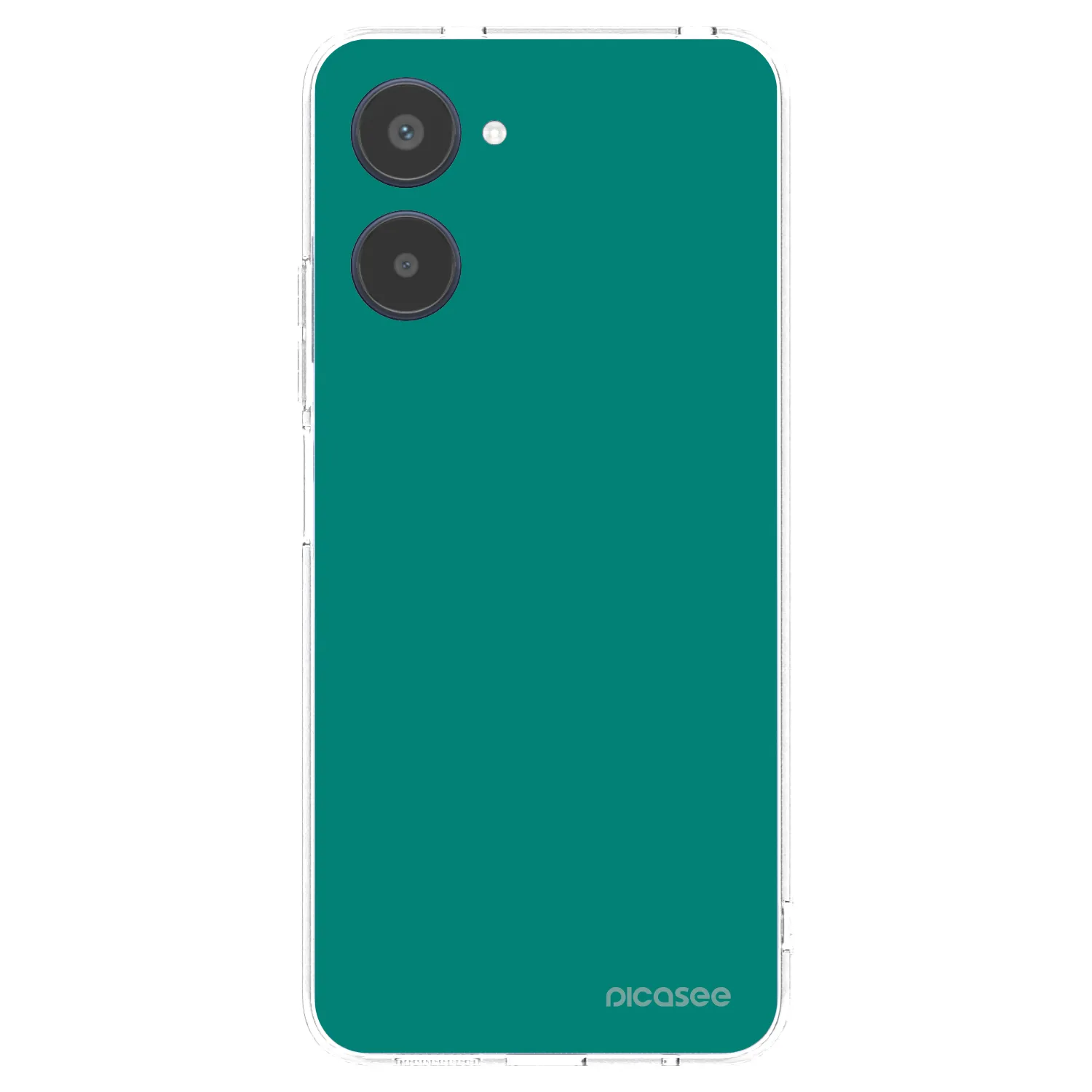 Picasee silikonska prozirna maskica za Realme 10 4G - Emerald Mist