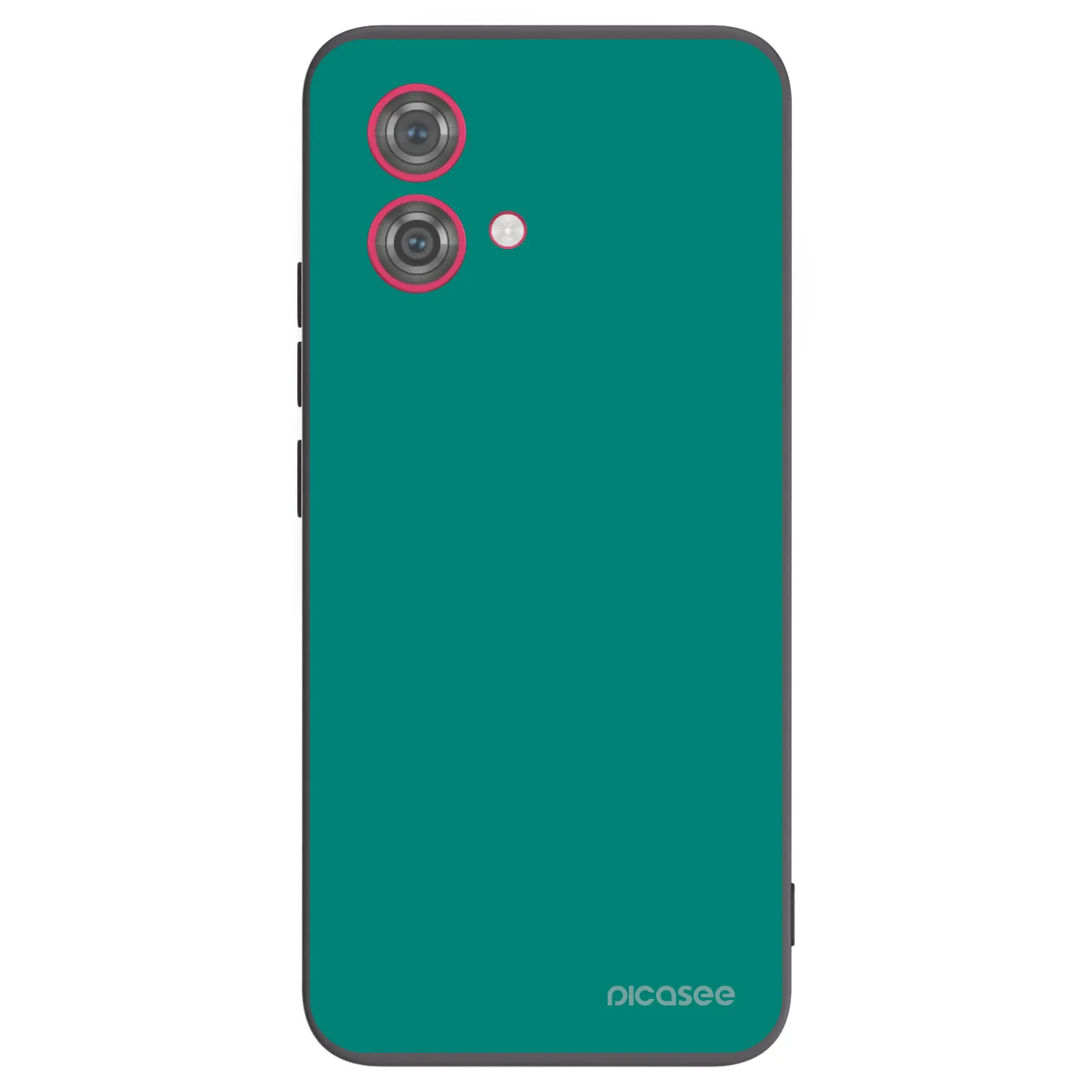 Picasee crna silikonska maskica za Motorola Moto G84 5G - Emerald Mist