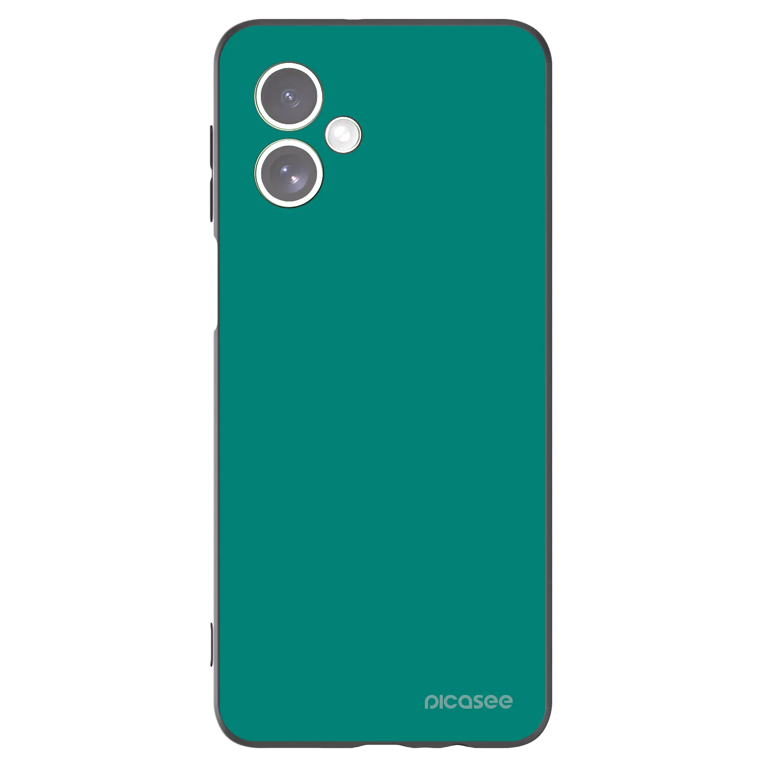 Picasee crna silikonska maskica za Motorola Moto G54 5G - Emerald Mist