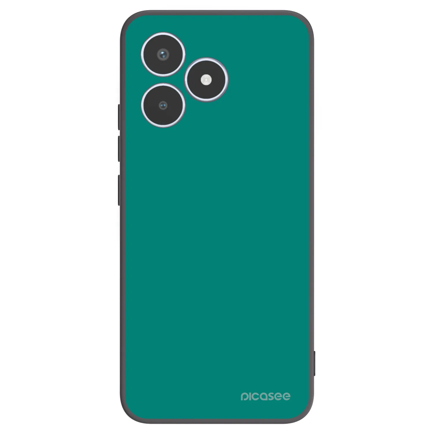 Picasee crna silikonska maskica za Realme C53 - Emerald Mist