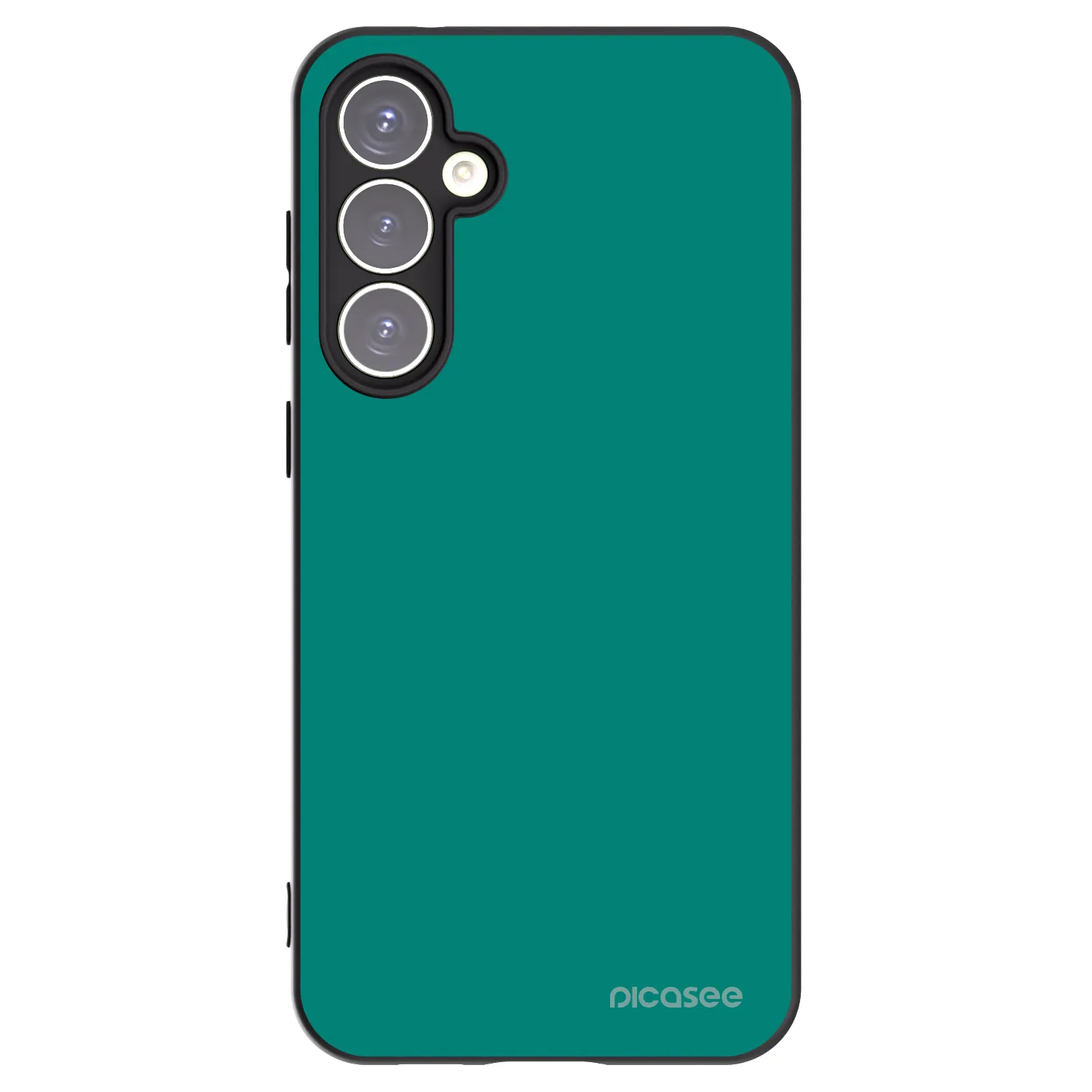 Picasee crna silikonska maskica za Samsung Galaxy S23 FE S711B - Emerald Mist