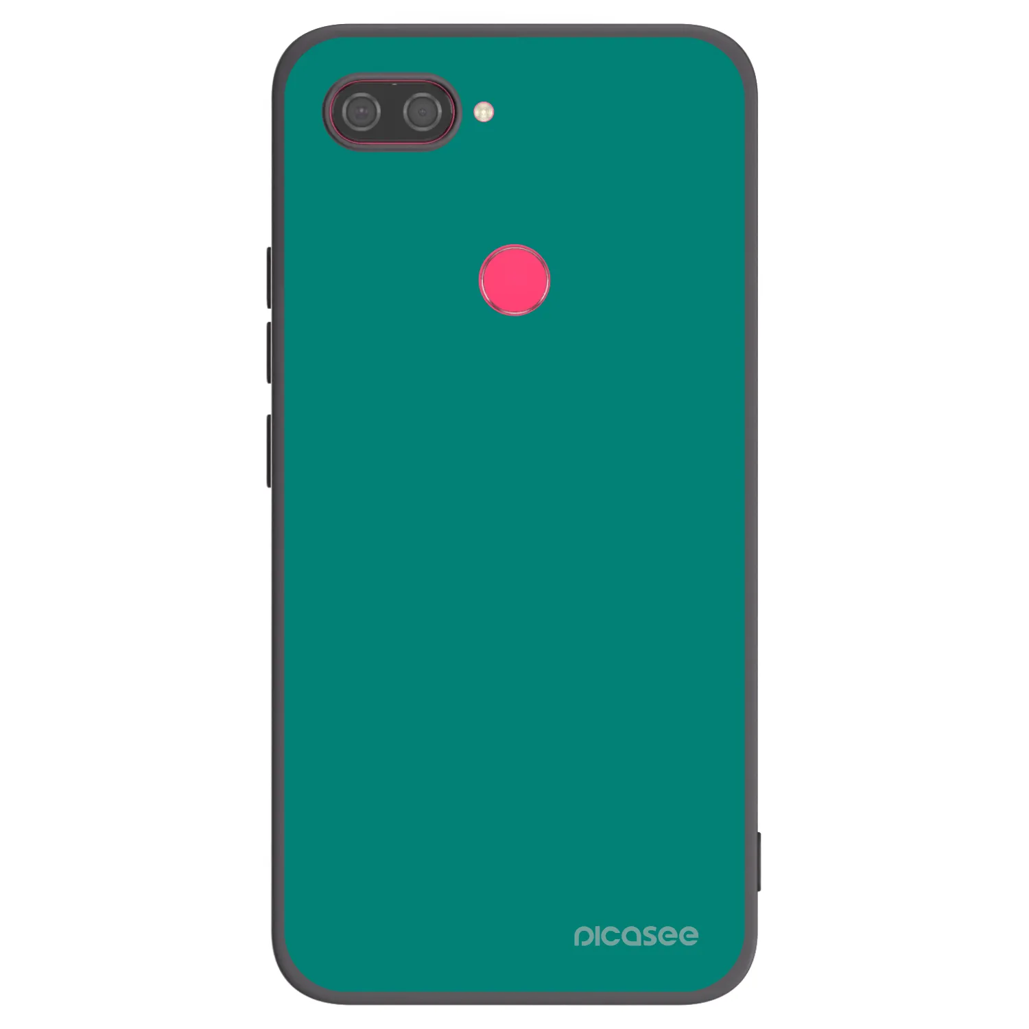 Picasee crna silikonska maskica za Xiaomi Mi 8 Lite - Emerald Mist